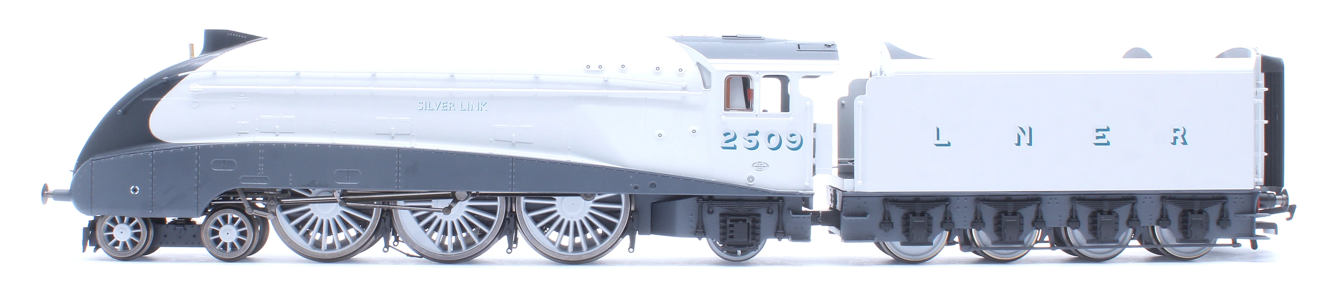 Hornby Dublo Class A4 4-6-2 LNER No.2509 'Silver Link' (90th Anniversary Collection) Steam Locomotive - Image 6