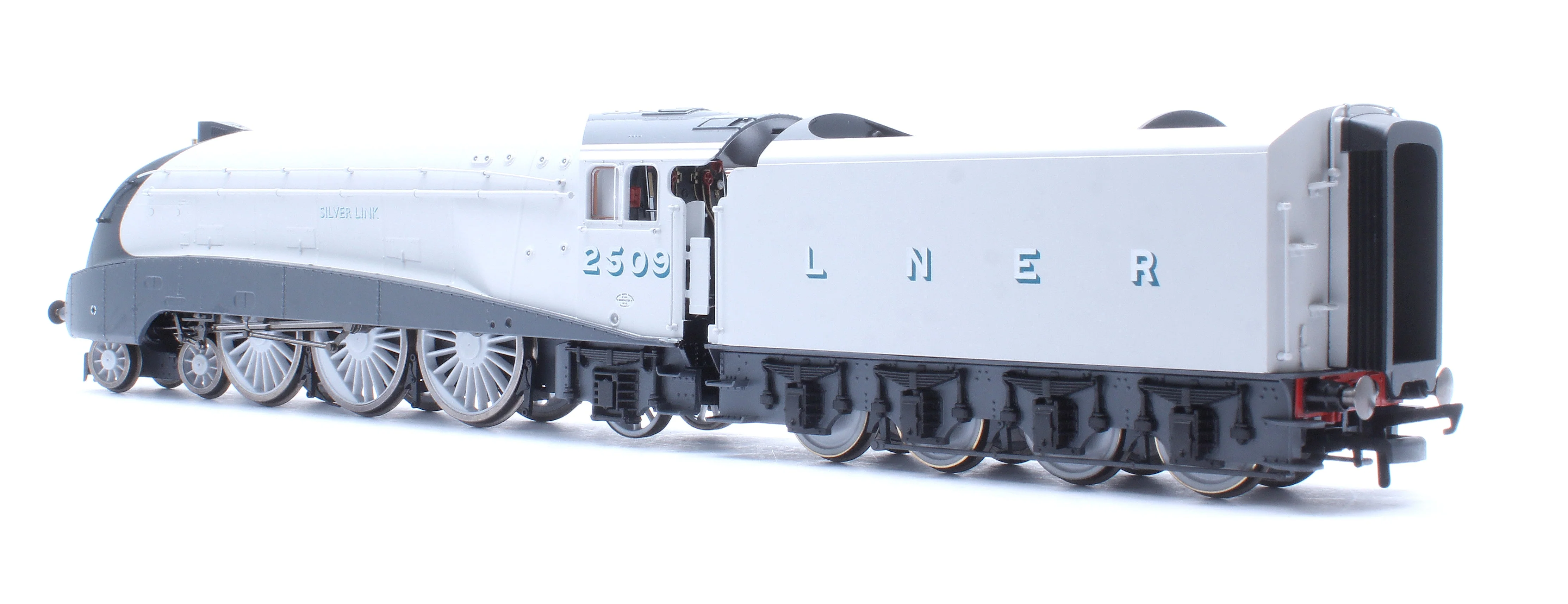 Pre-Owned R30456 Hornby Dublo Class A4 4-6-2 LNER No.2509 'Silver Link' (90th Anniversary Collection) Steam Locomotive - Image 2