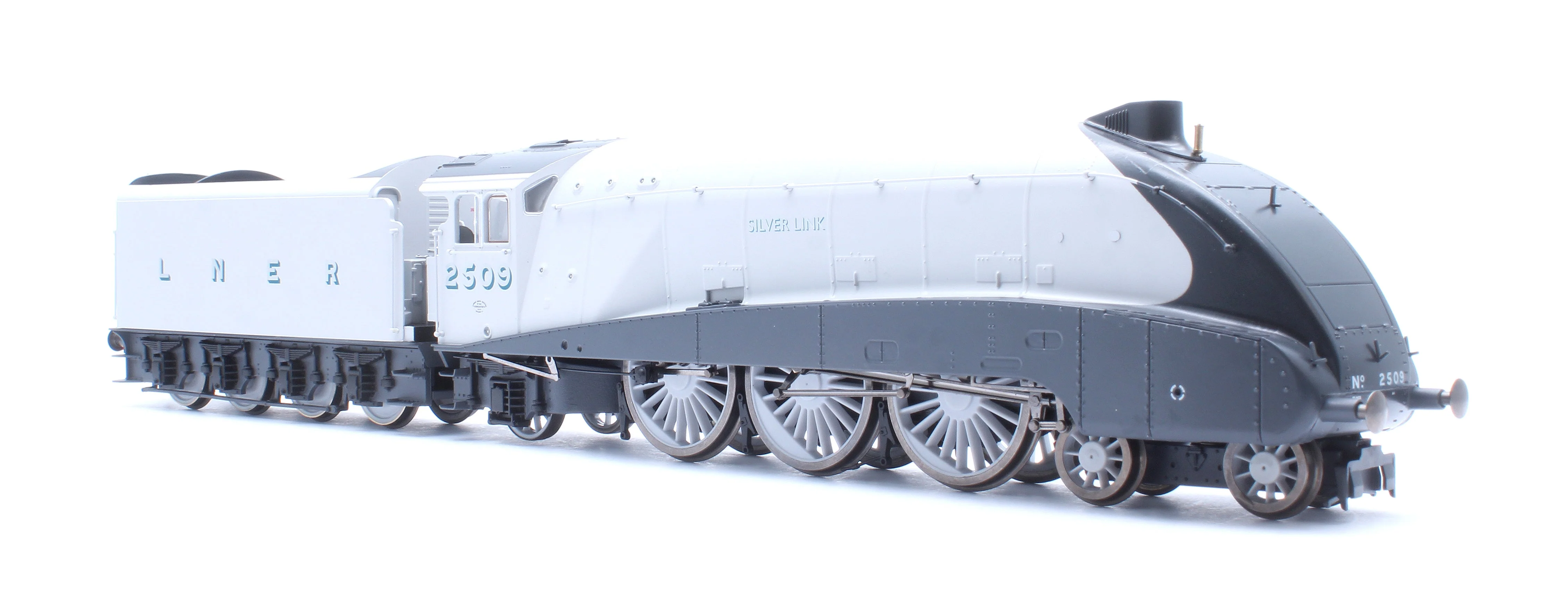 Pre-Owned R30456 Hornby Dublo Class A4 4-6-2 LNER No.2509 'Silver Link' (90th Anniversary Collection) Steam Locomotive - Image 4
