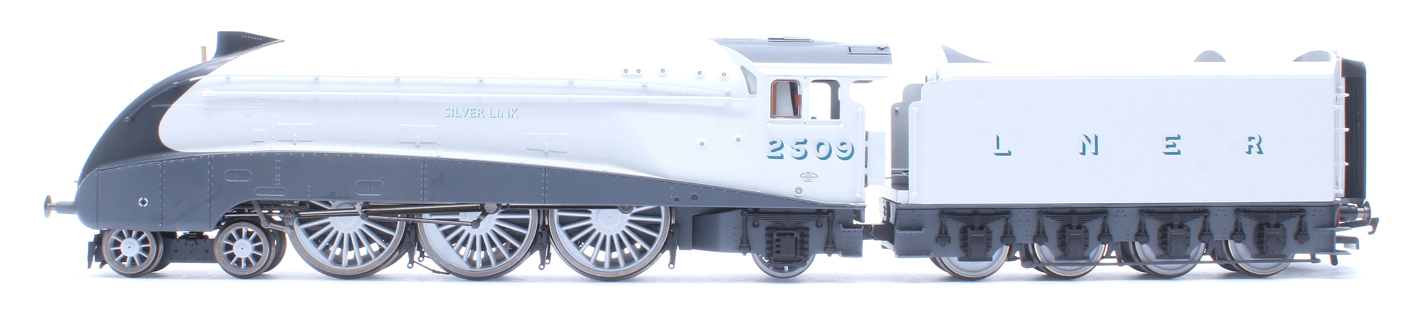 Pre-Owned R30456 Hornby Dublo Class A4 4-6-2 LNER No.2509 'Silver Link' (90th Anniversary Collection) Steam Locomotive - Image 6