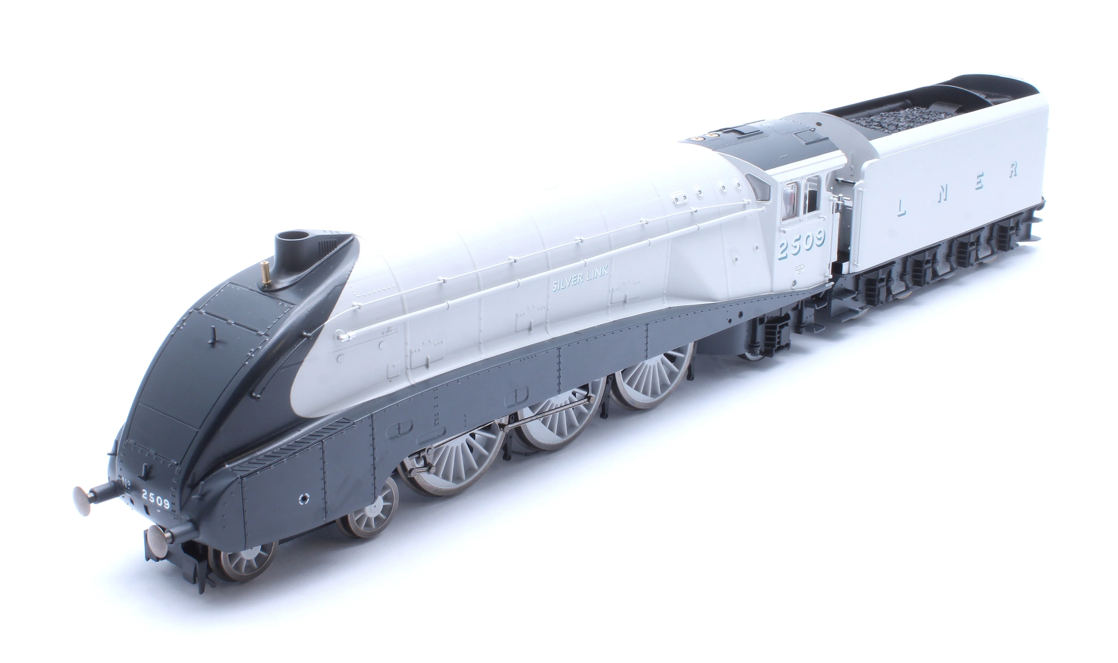 Pre-Owned R30456 Hornby Dublo Class A4 4-6-2 LNER No.2509 'Silver Link' (90th Anniversary Collection) Steam Locomotive - Image 8