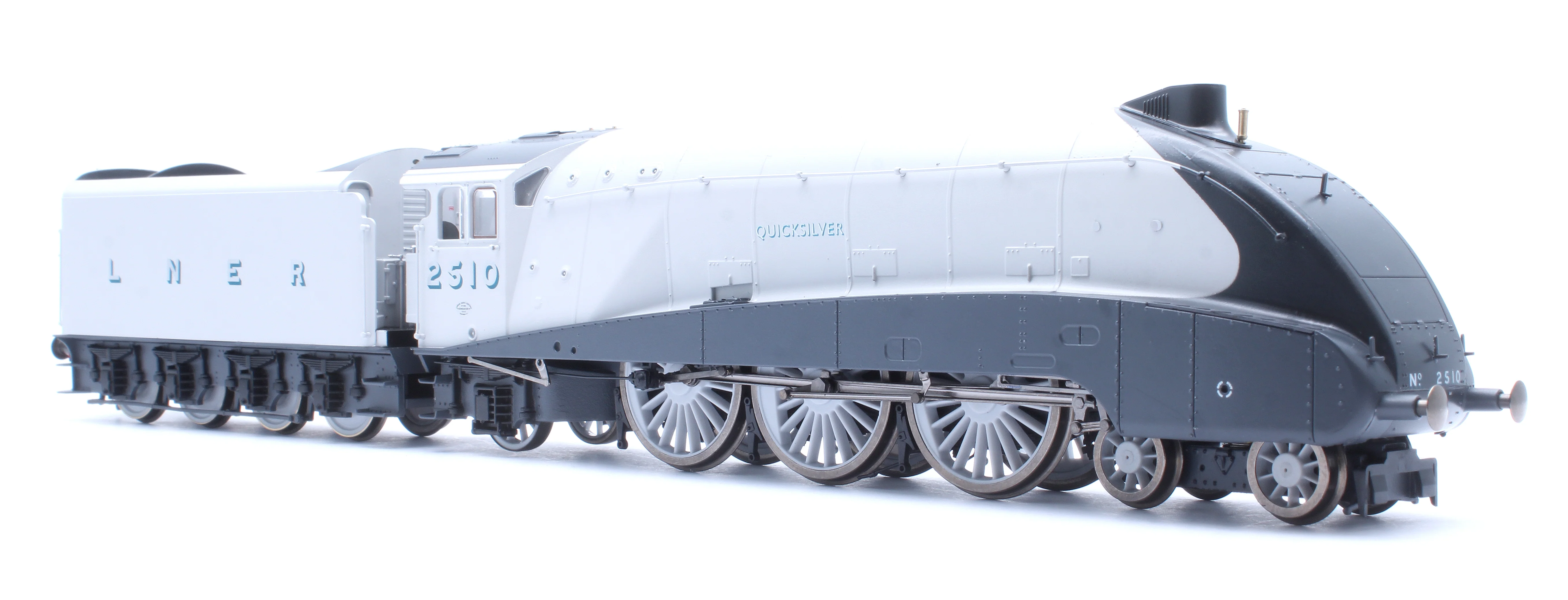 Hornby Dublo Class A4 4-6-2 LNER No.2510 'Quicksilver' (90th Anniversary Collection) Steam Locomotive - Image 4