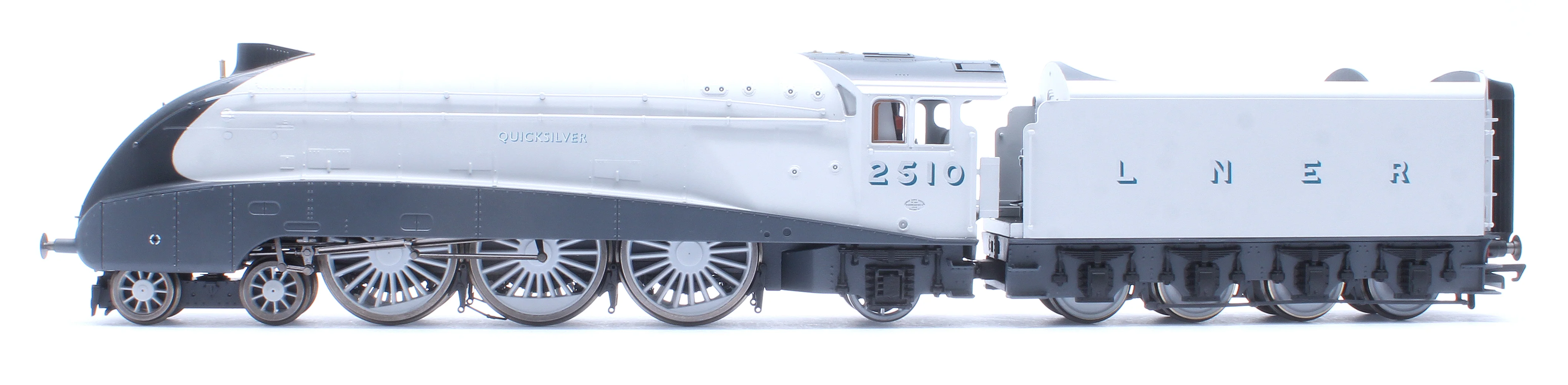 Hornby Dublo Class A4 4-6-2 LNER No.2510 'Quicksilver' (90th Anniversary Collection) Steam Locomotive - Image 5