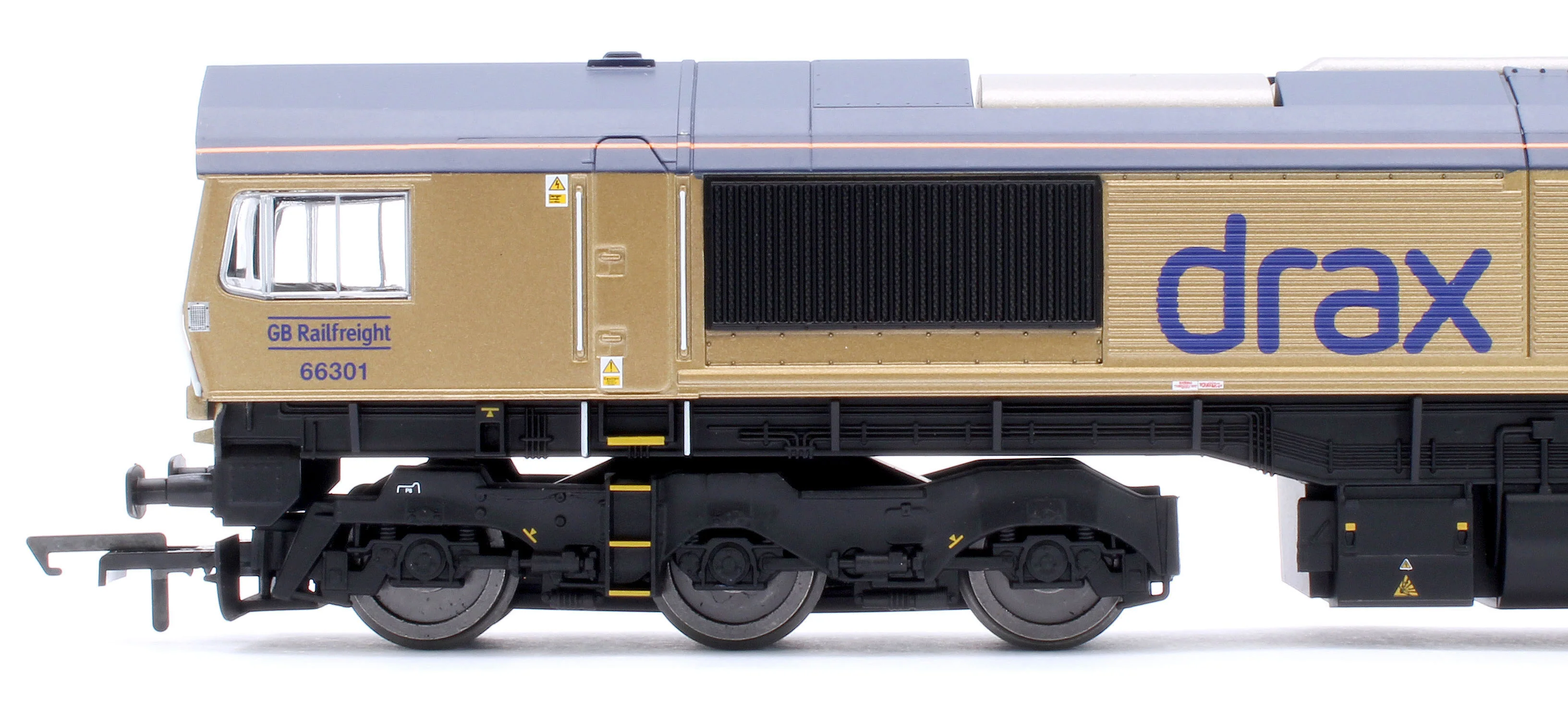 RailRoad GB Railfreight Class 66 Co-Co Drax 50th Anniversary Gold 66301 ‘Drax Power Station 50’ Diesel Locomotive - Image 10