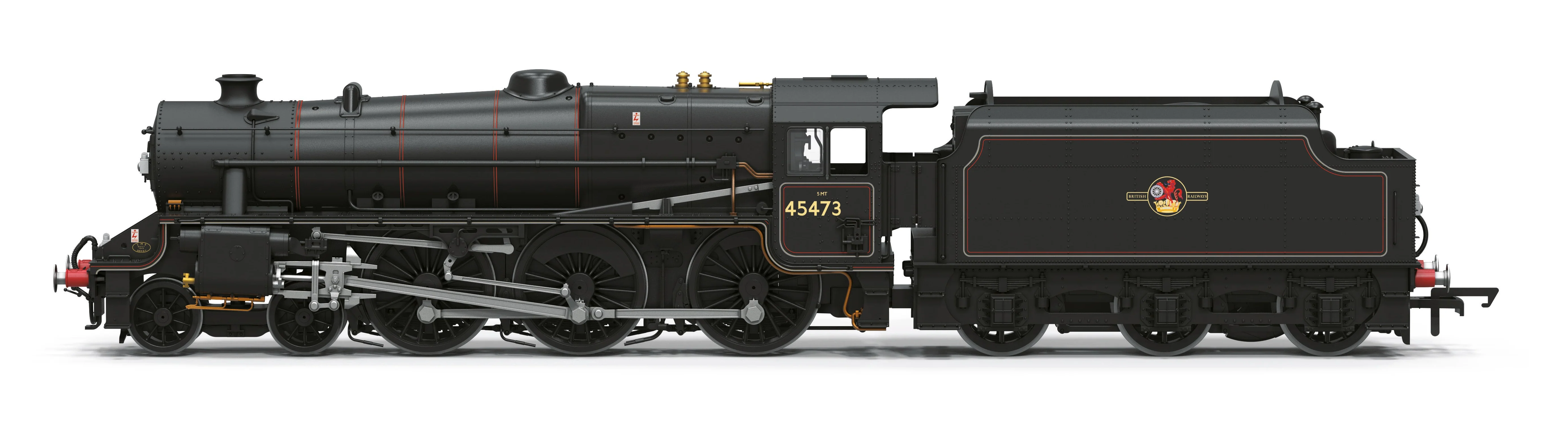 Class 5MT 'Black Five' 4-6-0 BR Black Late Crest 45473 Steam Locomotive - DCC Sound & Smoke