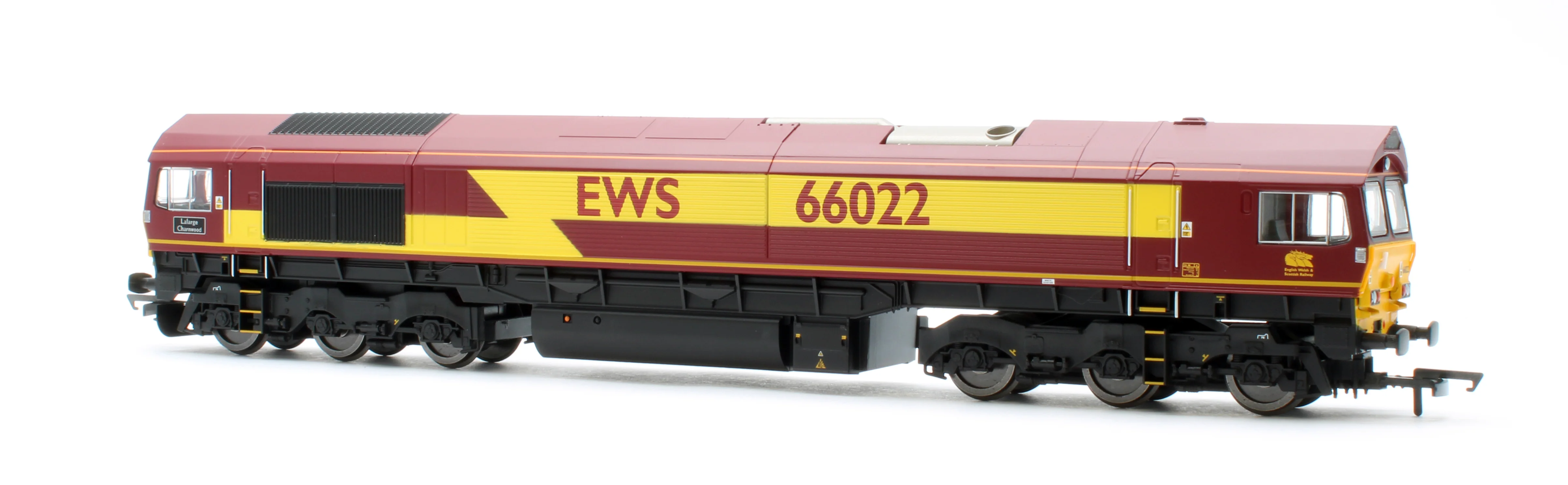 RailRoad Class 66 EWS 66022 'Lafarge Charnwood' Diesel Locomotive - DCC Sound - Image 2