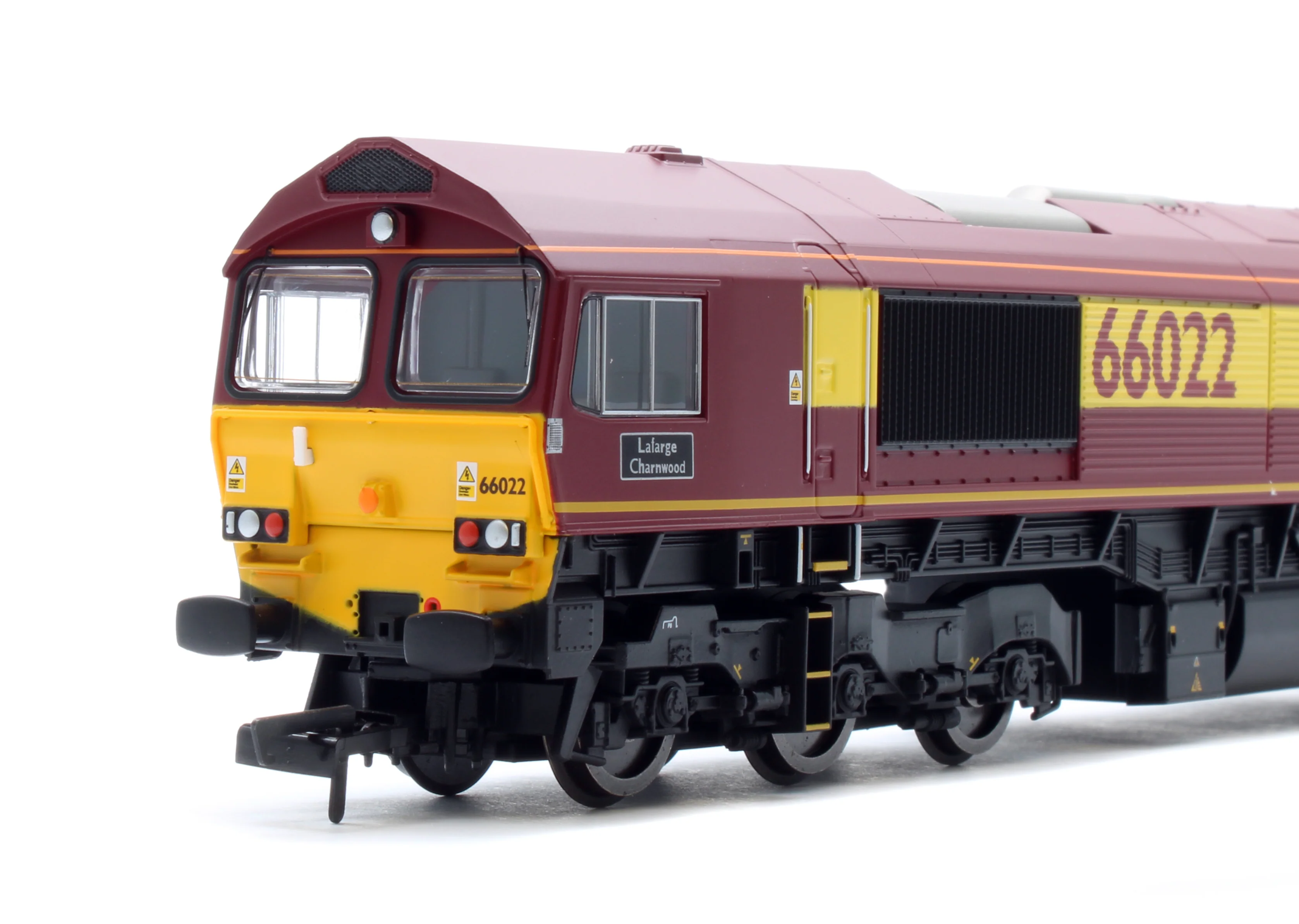 RailRoad Class 66 EWS 66022 'Lafarge Charnwood' Diesel Locomotive - DCC Sound - Image 7