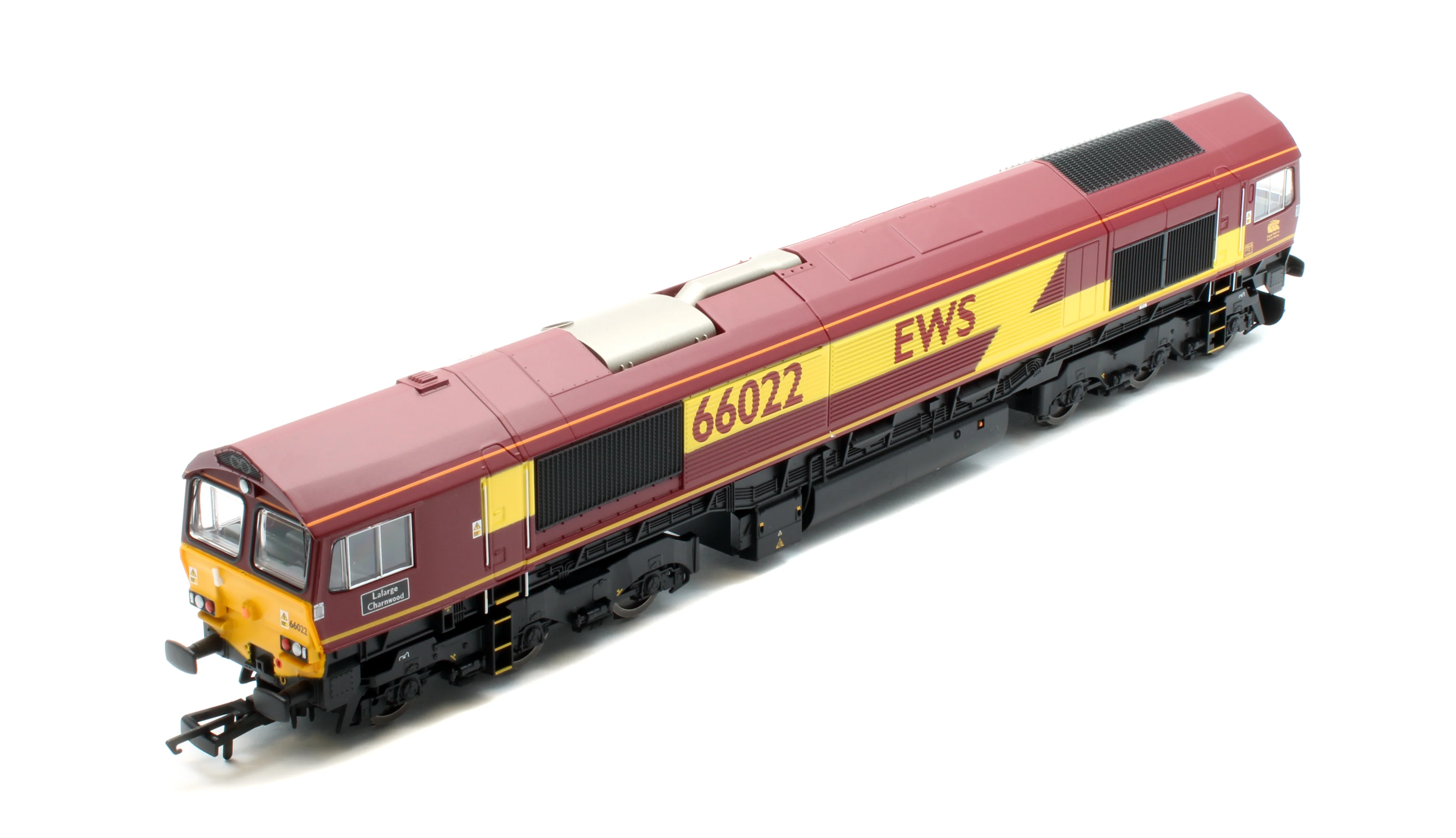 RailRoad Class 66 EWS 66022 'Lafarge Charnwood' Diesel Locomotive - DCC Sound - Image 8