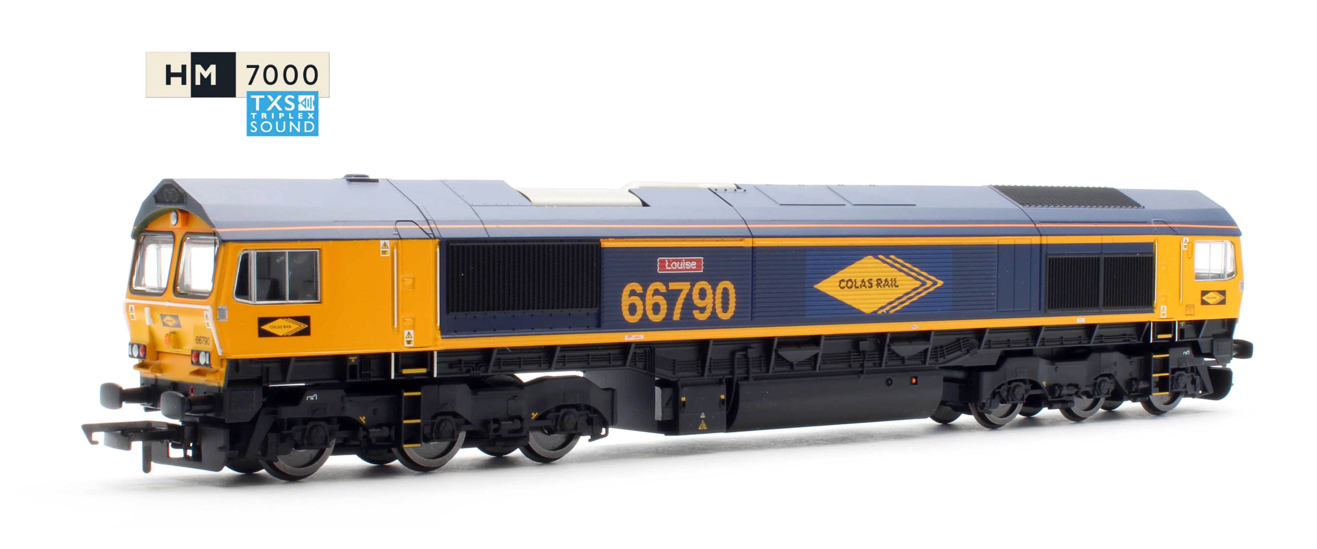 RailRoad Class 66 Colas (ex-GBRf) 66790 'Louise' Diesel Locomotive - DCC Sound