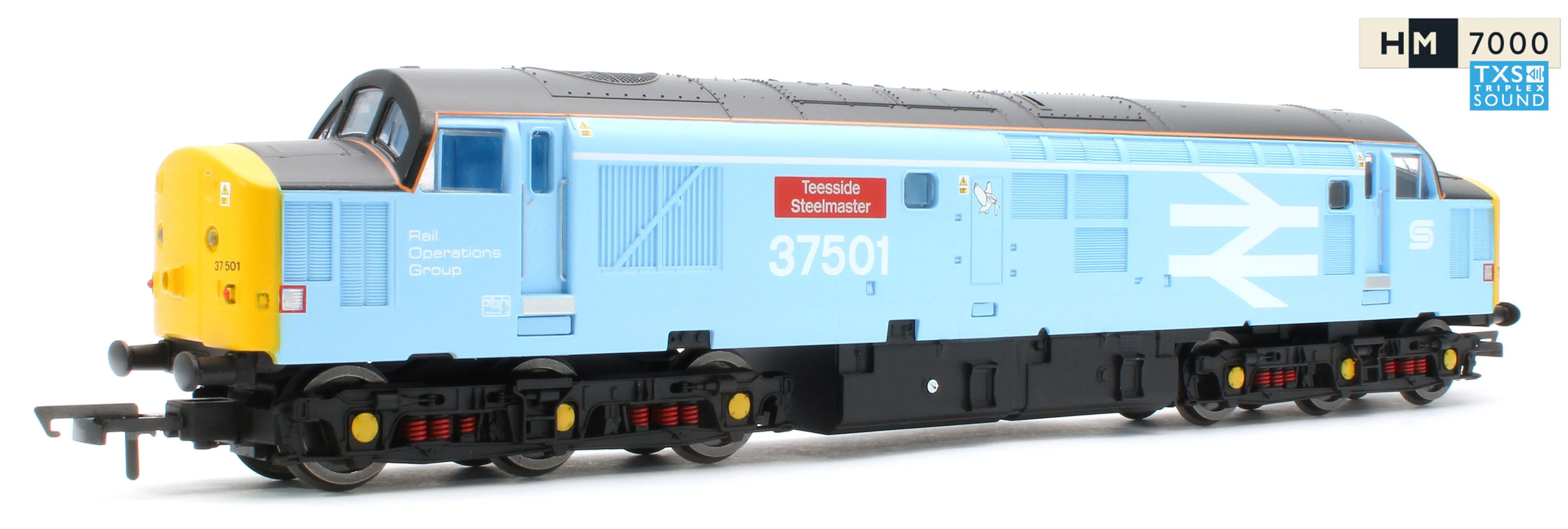 RailRoad Class 37/5 ROG / British Steel 37501 'Teesside Steelmaster' Diesel Locomotive