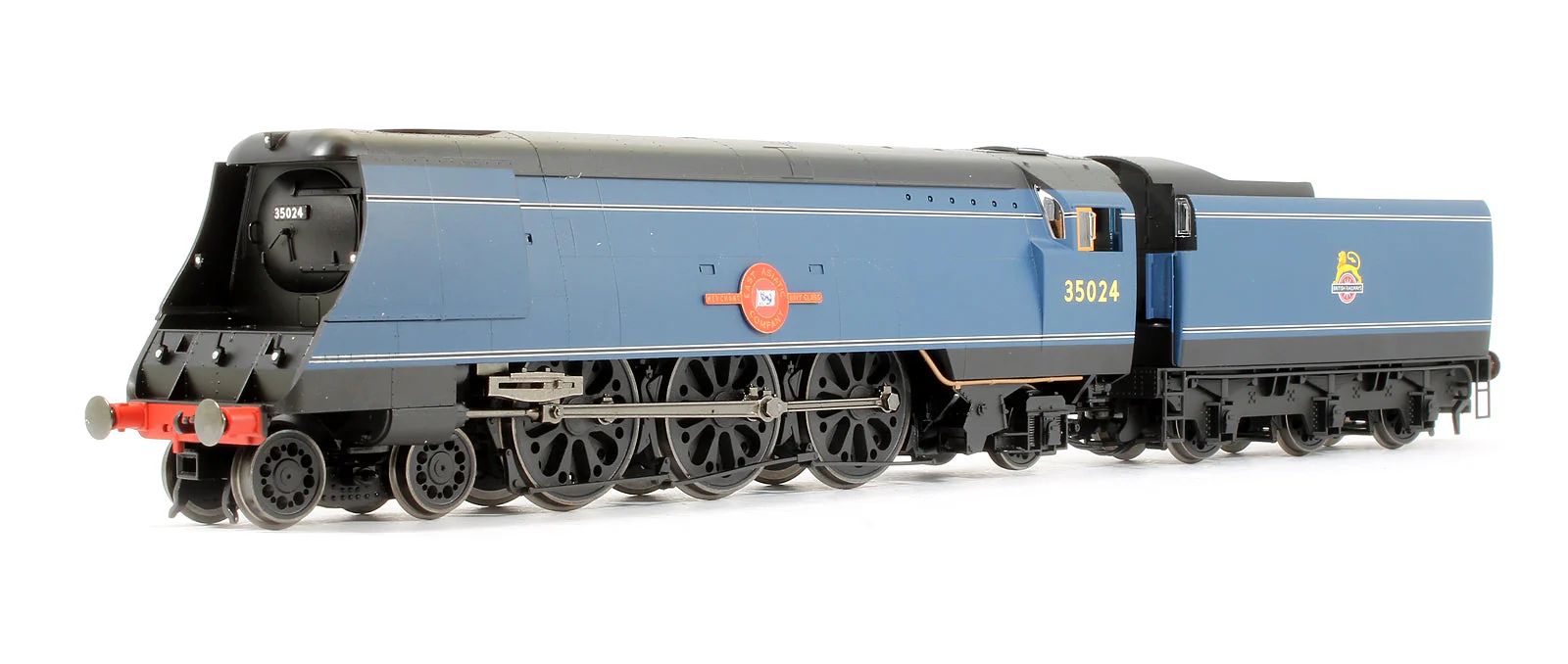Pre-Owned R3632 BR Blue 4-6-2 Early Merchant Navy Class (Original) 'East Asiatic Company' No.35024 Steam Locomotive - TTS Sound
