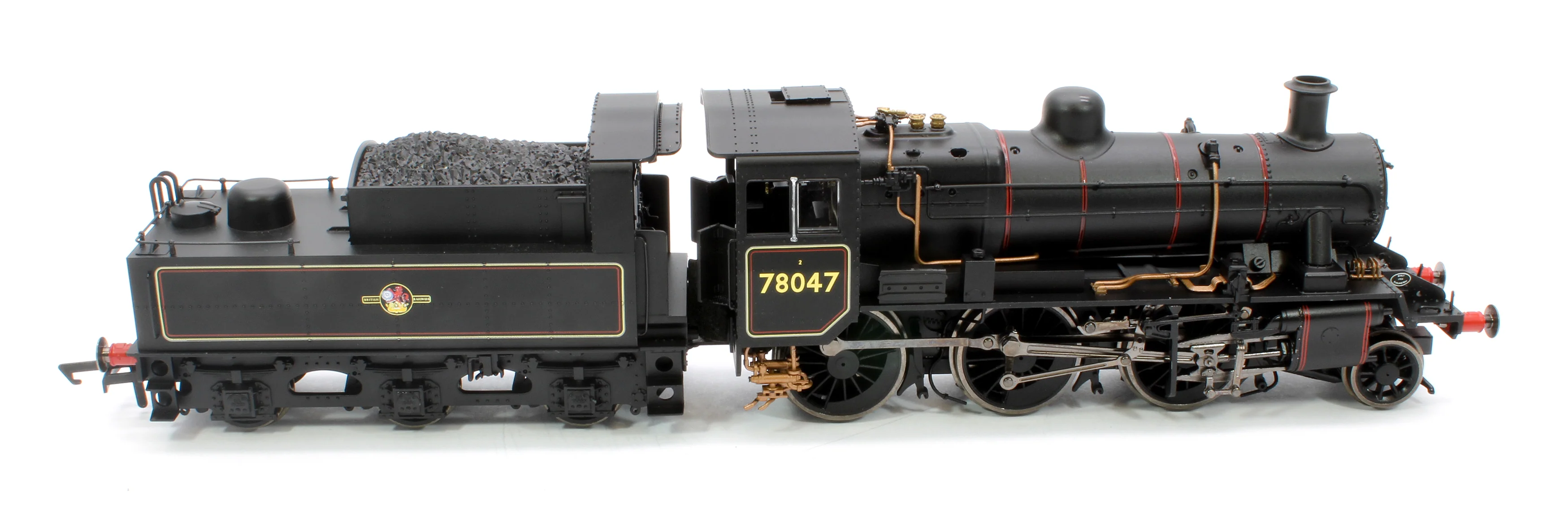 Standard Class 2MT 2-6-0 BR Black Late Crest 78047 Steam Locomotive - Image 10