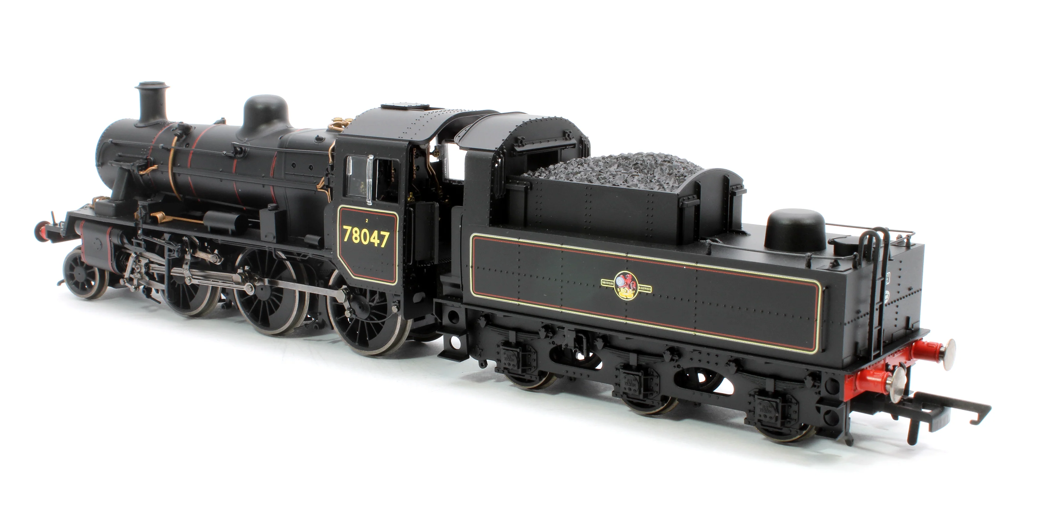 Standard Class 2MT 2-6-0 BR Black Late Crest 78047 Steam Locomotive - Image 2