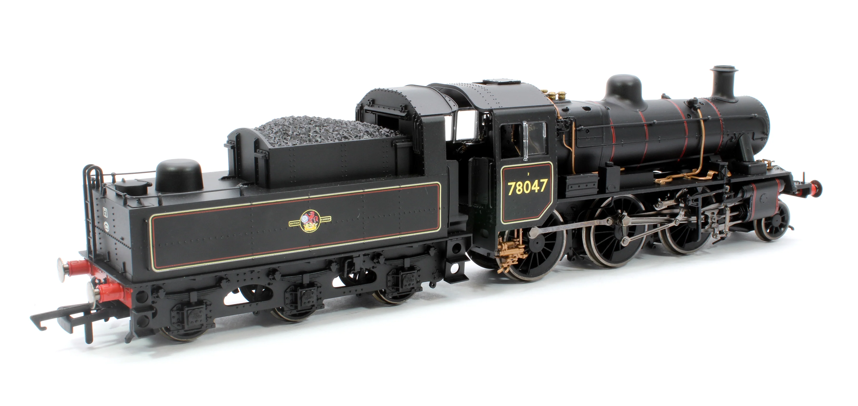 Standard Class 2MT 2-6-0 BR Black Late Crest 78047 Steam Locomotive - Image 3