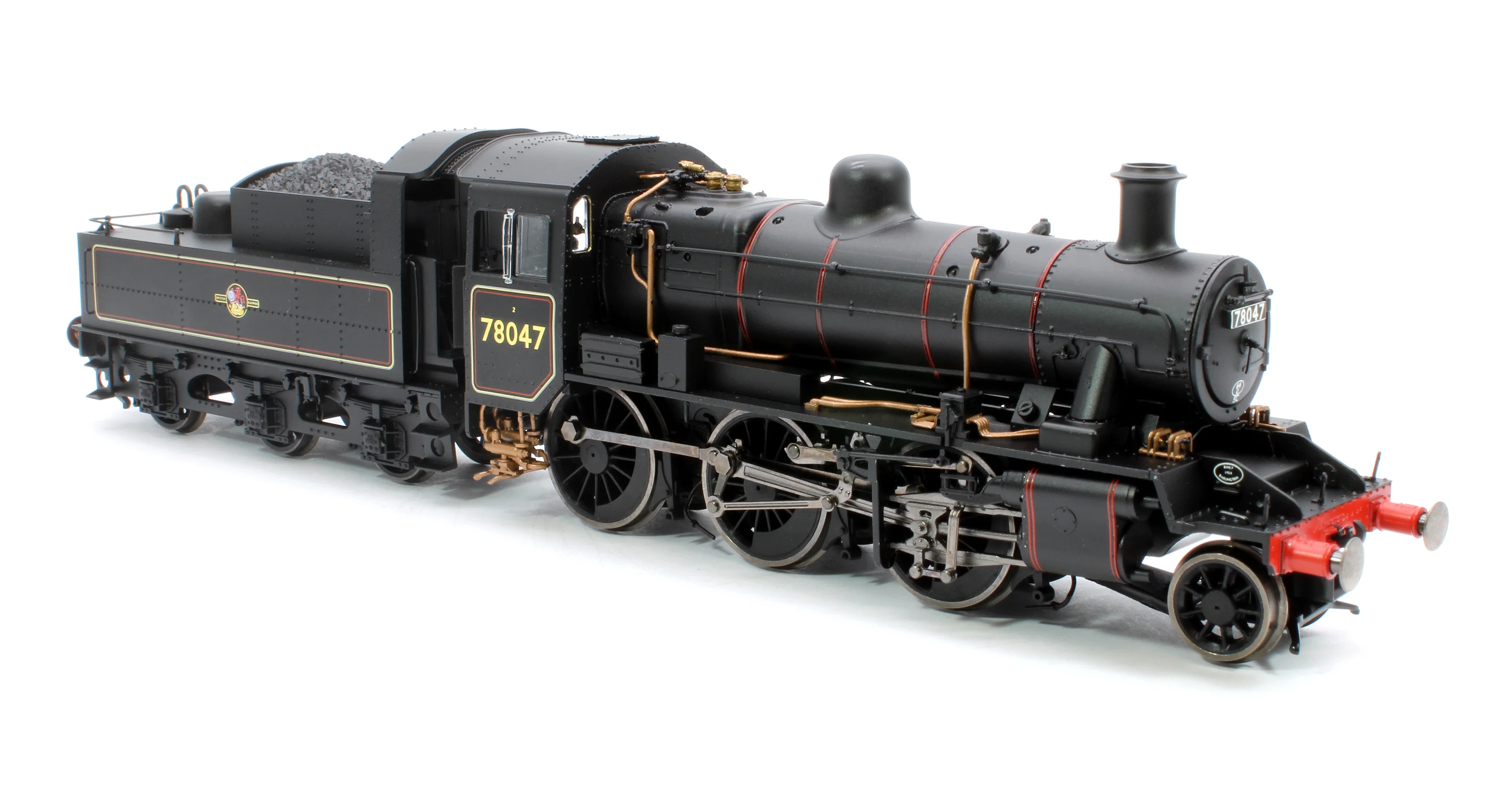 Standard Class 2MT 2-6-0 BR Black Late Crest 78047 Steam Locomotive - Image 4