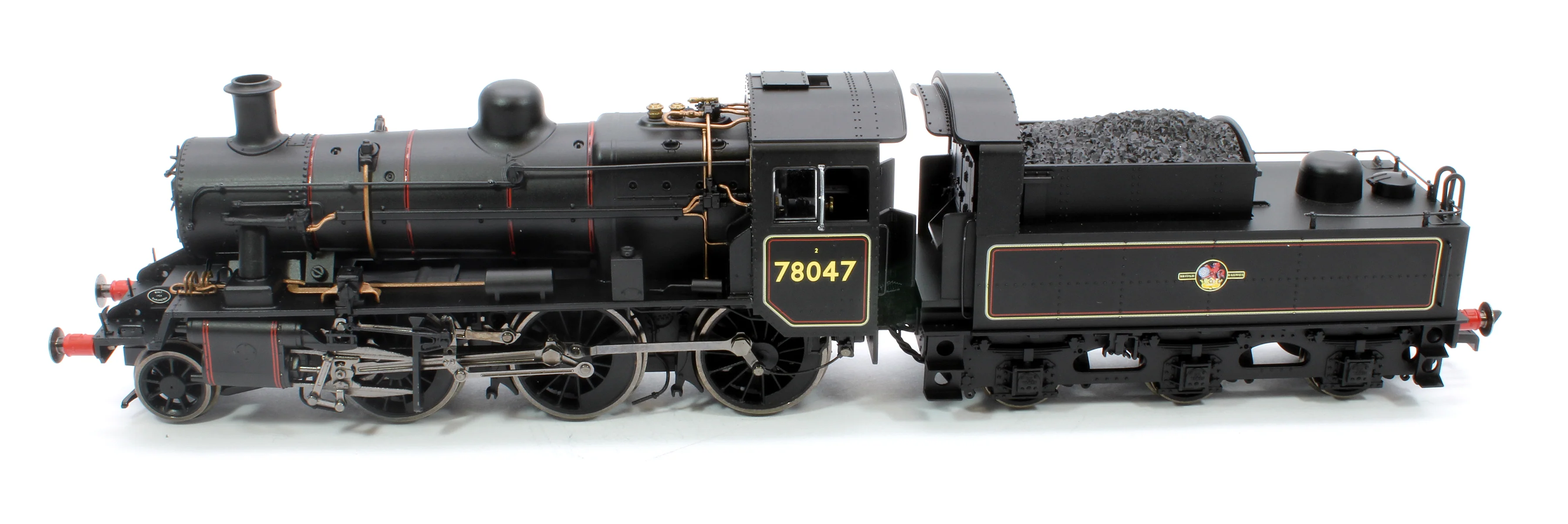 Standard Class 2MT 2-6-0 BR Black Late Crest 78047 Steam Locomotive - Image 9