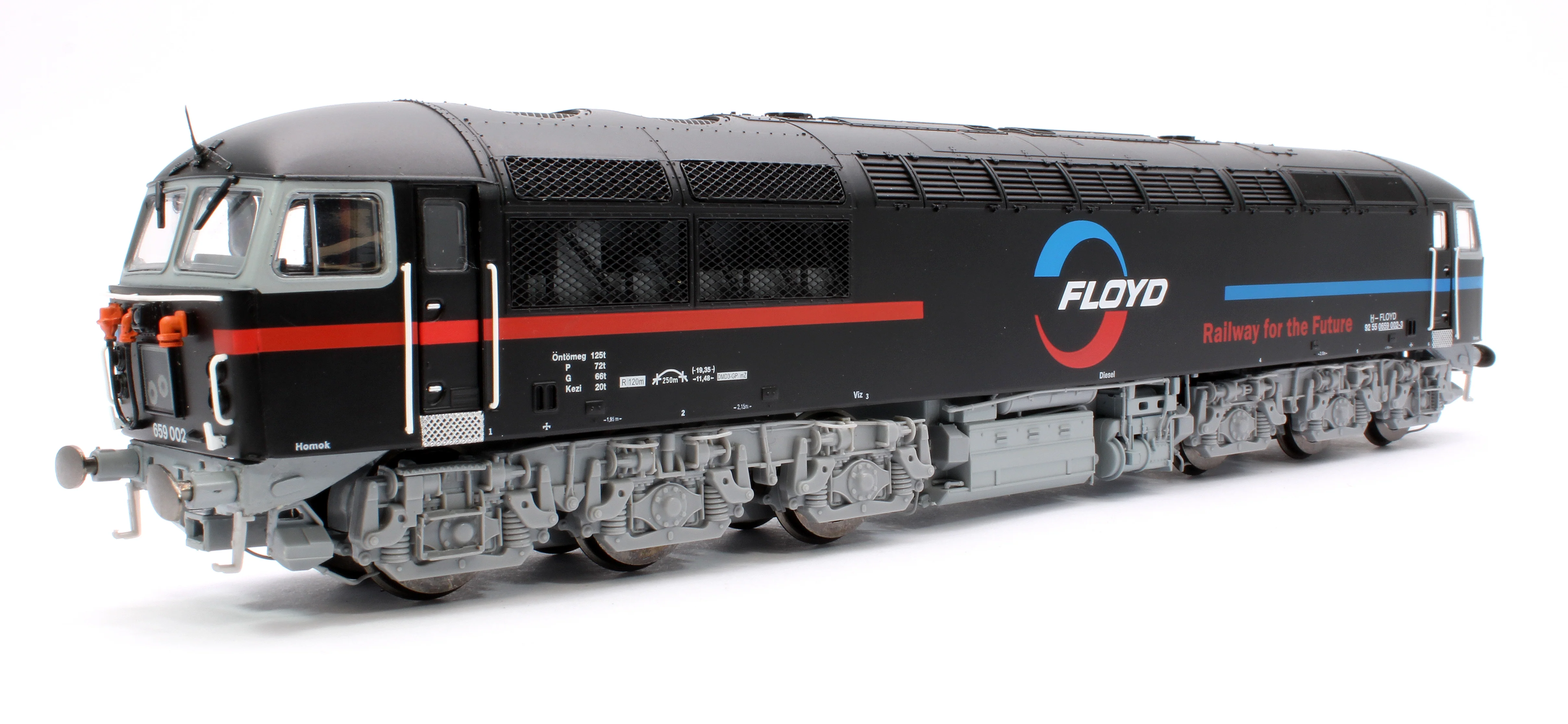 Floyd Zrt. Class 56 Co-Co 659 002 (ex-56115) Diesel Locomotive - Image 3