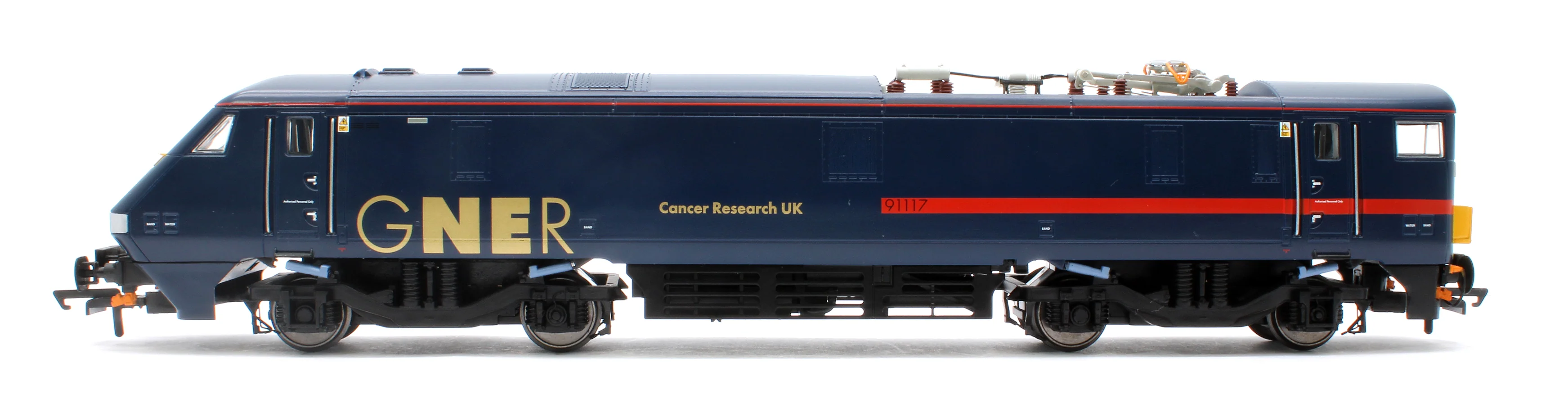 Class 91 91117 Bo-Bo "Cancer Research UK" GNER - Electric Locomotive - Image 5