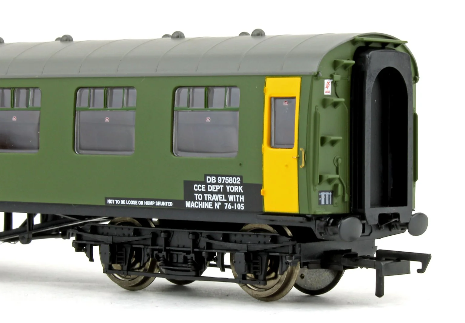BR Departmental, ex-Mk1 SK Ballast Cleaner Train Staff Coach, DB 975802 - Image 4