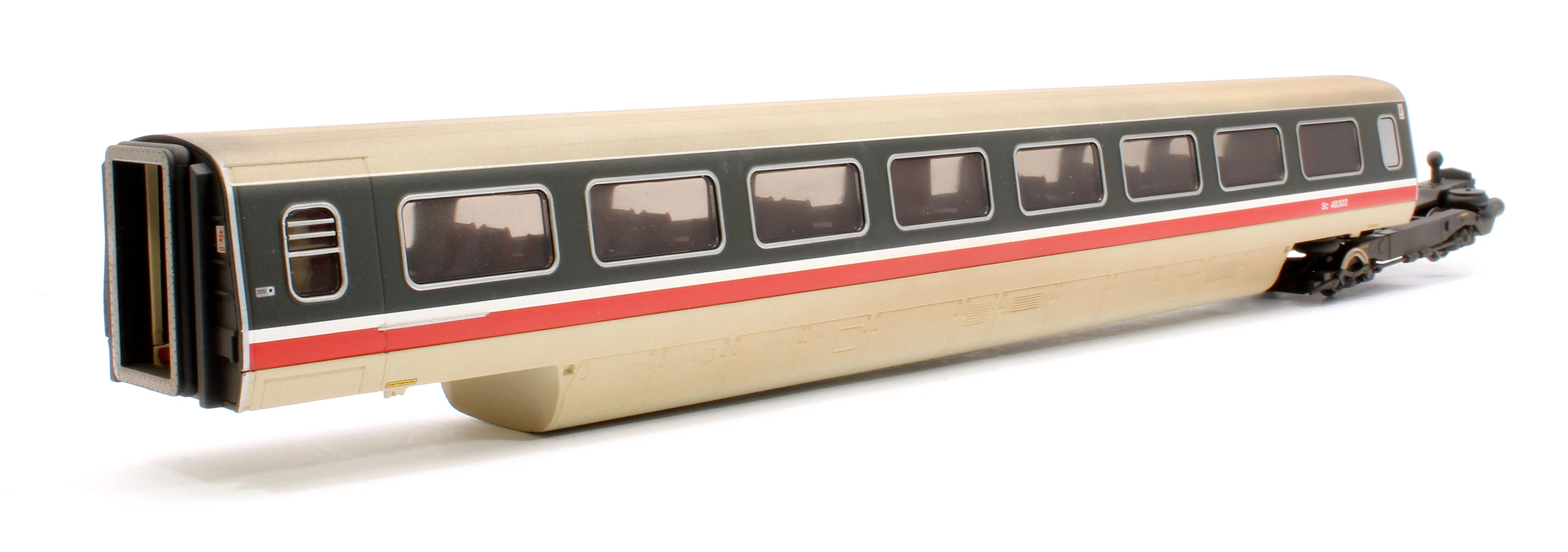 R40211-RW Pre-Owned Class 370 Advanced Passenger BR '48301 & 48302' Train 2-car TU Coach Pack - Weathered - Image 5