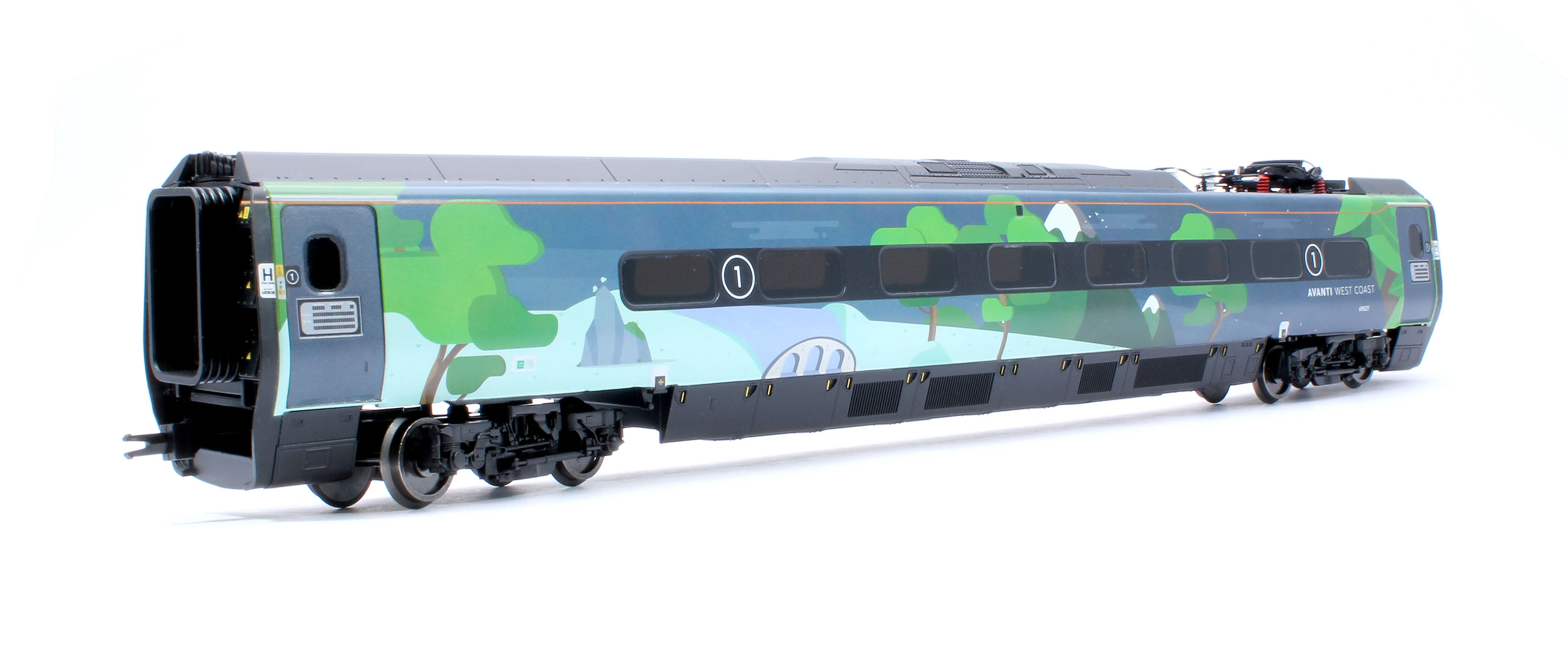 R40451 Avanti West Coast Class 390 Climate change Livery Coach Pack 1 69421 + 65321 - Image 6