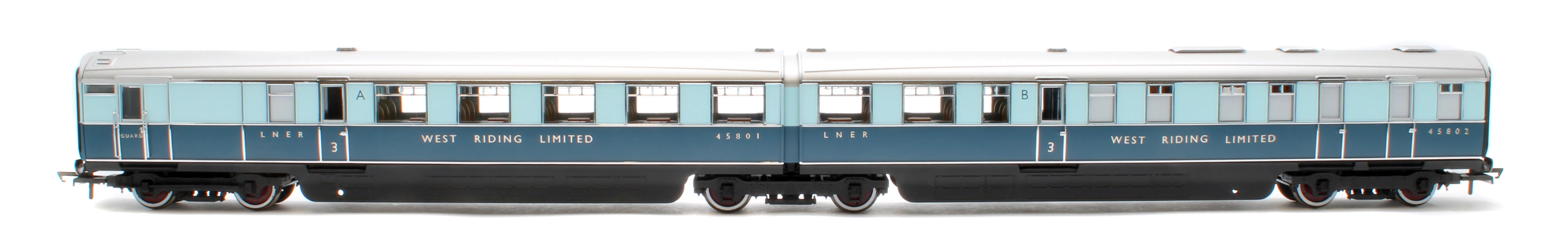 LNER West Riding Limited Brake Third & Kitchen Third Articulated Coach Pack - Image 2