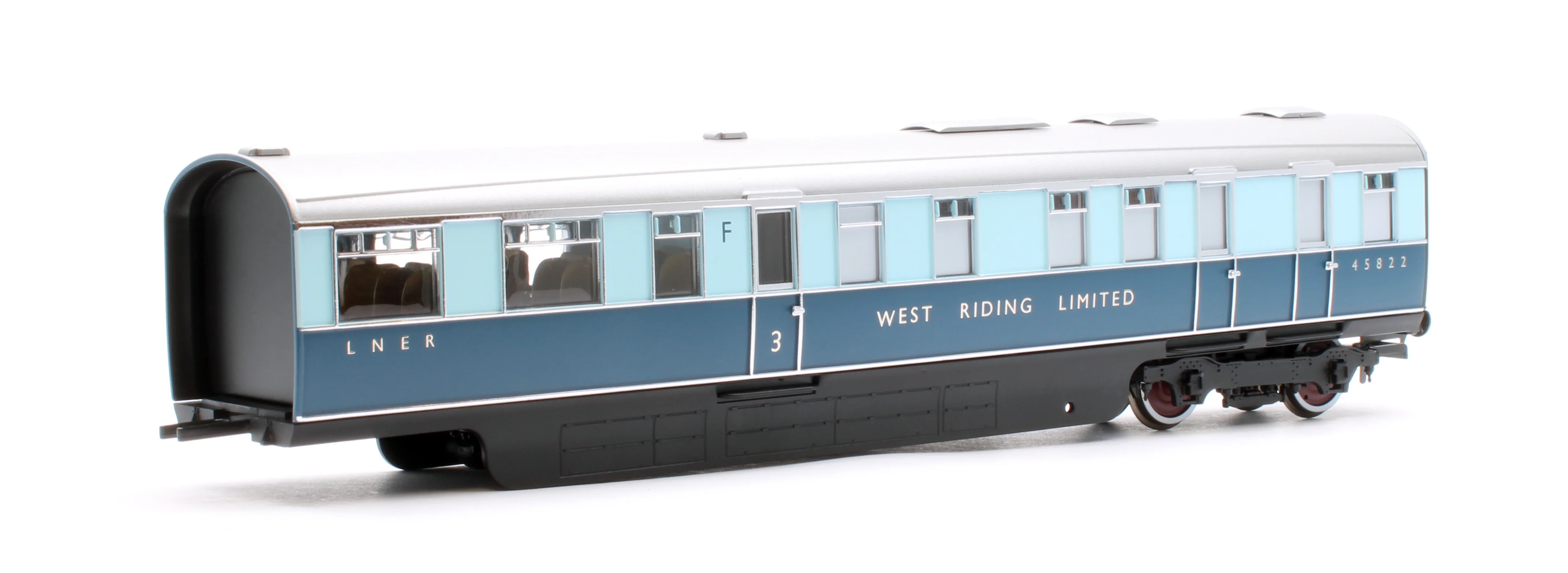 LNER West Riding Limited Open Third & Kitchen Third Articulated Coach Pack - Image 3