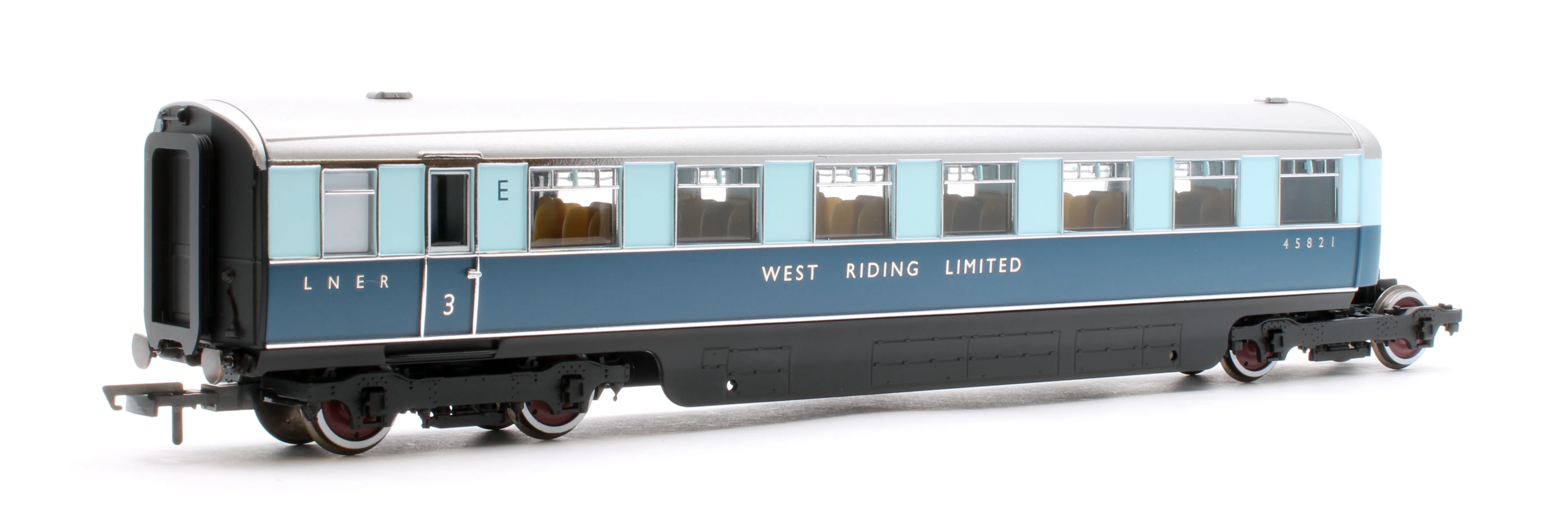 LNER West Riding Limited Open Third & Kitchen Third Articulated Coach Pack - Image 7