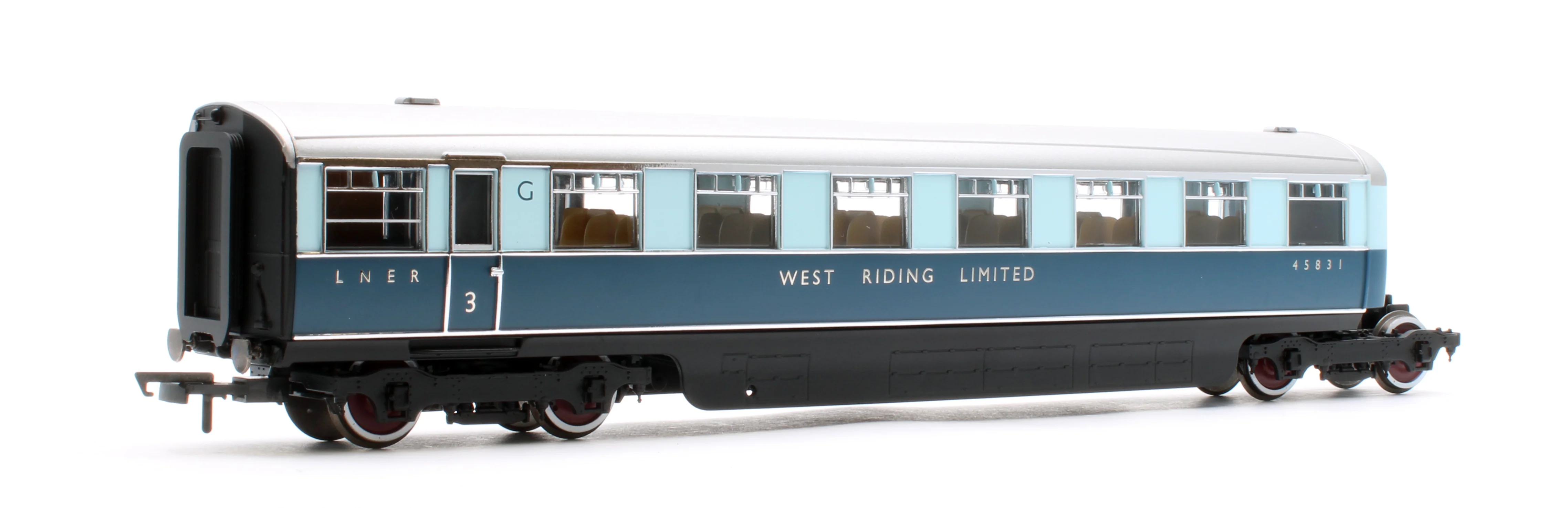 LNER West Riding Limited Open Third & Brake Third Articulated Coach Pack - Image 7