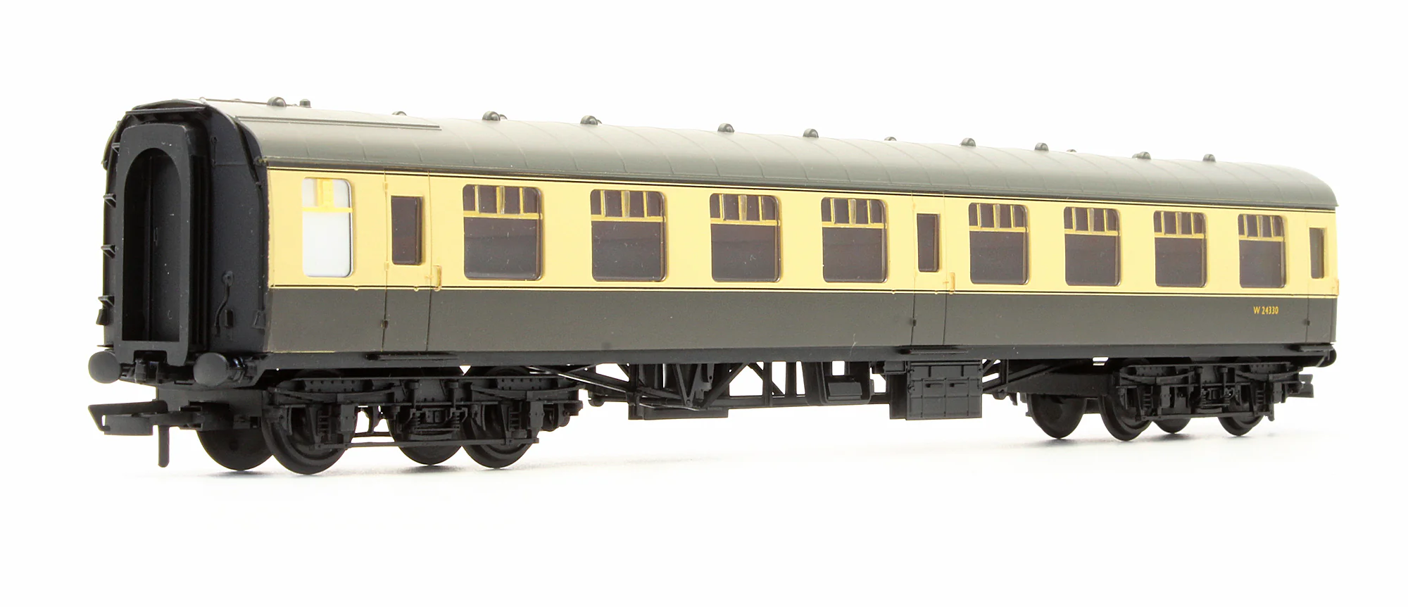 Pre-Owned R4354 RailRoad BR Chocolate & Cream MK1 2nd Class Coach 'W24330' - Image 2