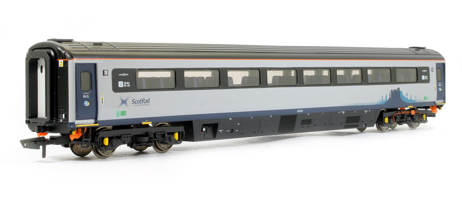 ScotRail Mk3 Sliding Door TSL Trailer Standard (Toilet) Coach No.42343 (HA24) - Image 2