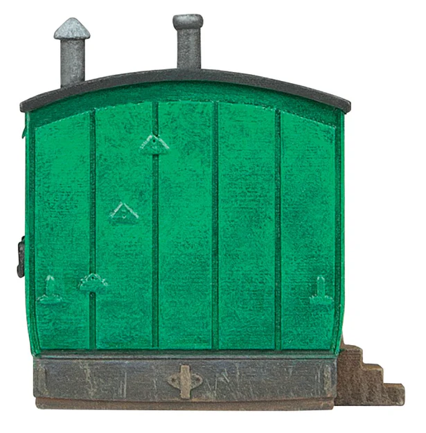 R7376 Skaledale Grounded 6 Wheel Coach Summer House - Image 4