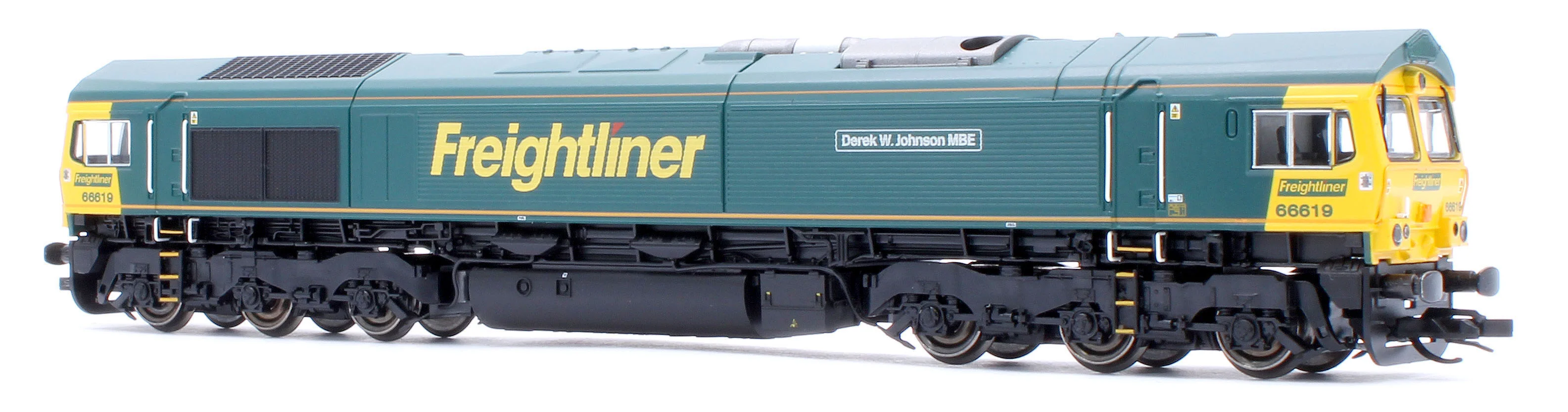 Freightliner Class 66 Derek W Johnson MBE 66619 Diesel Locomotive - Image 3