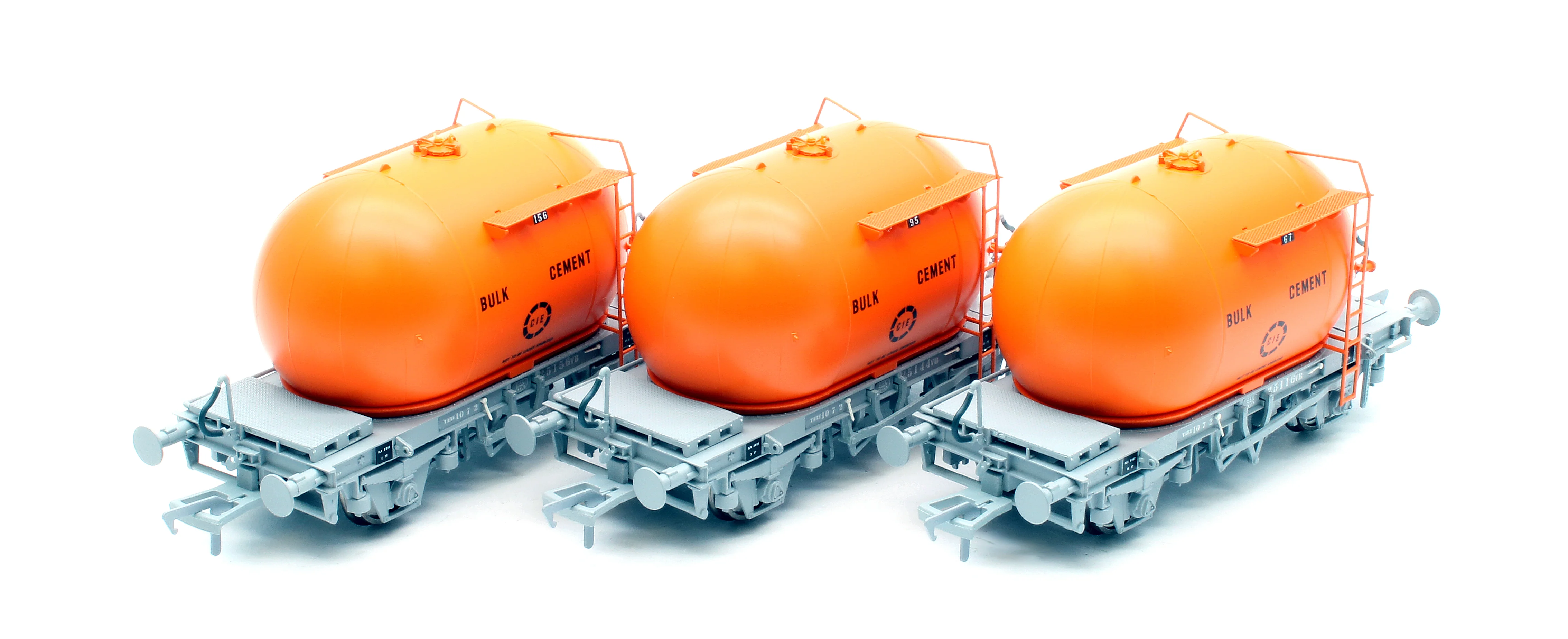 CIE Bulk Cement Wagon - Orange - Pack 3 - Image 3