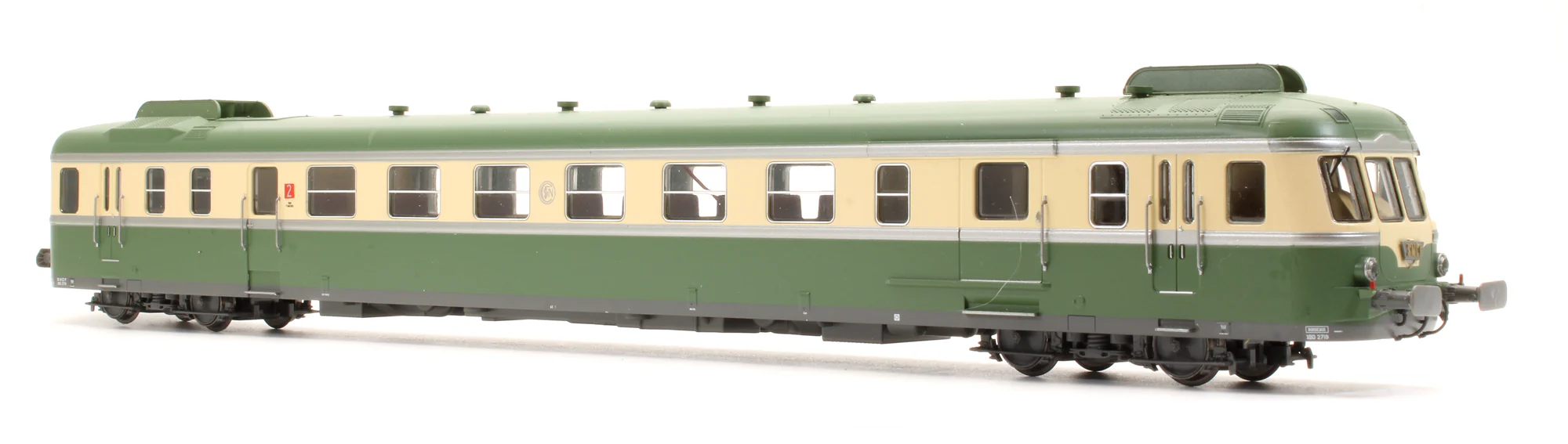 Pre-Owned SNCF RGP II X2719 Diesel Railcar & XRAB Trailer - DCC Sound - Image 3
