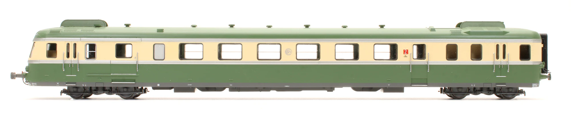 Pre-Owned SNCF RGP II X2719 Diesel Railcar & XRAB Trailer - DCC Sound - Image 4