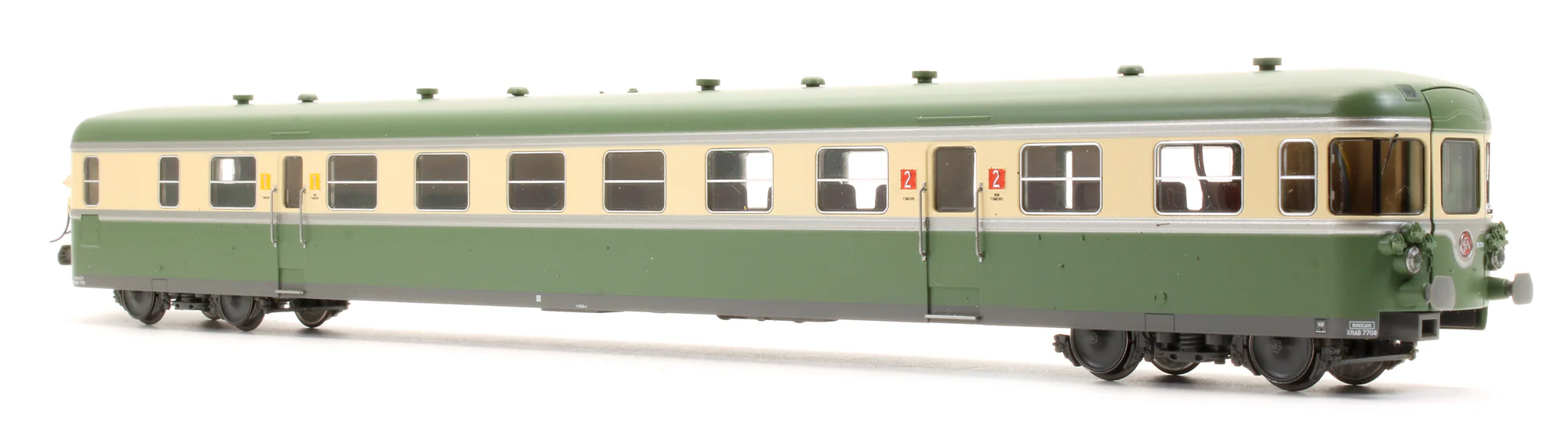 Pre-Owned SNCF RGP II X2719 Diesel Railcar & XRAB Trailer - DCC Sound - Image 6