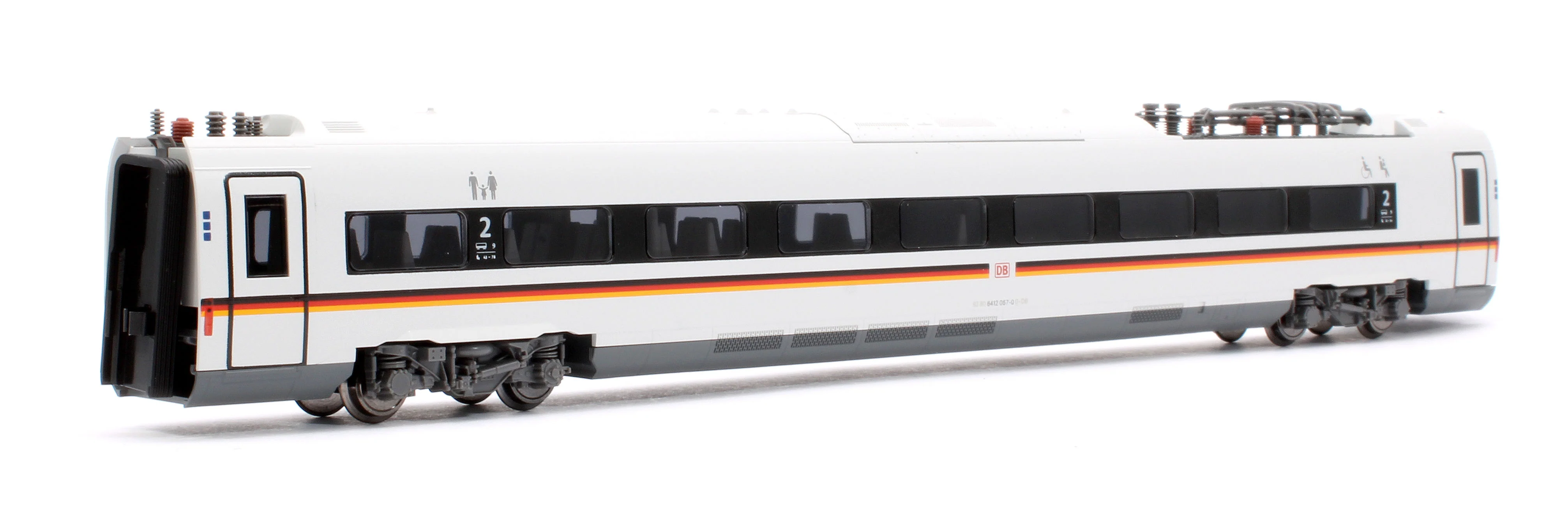 10-2024 45566 DBAG BR412 057 ICE4 German Stripe EMU 7 Car Powered Set VI - Image 8