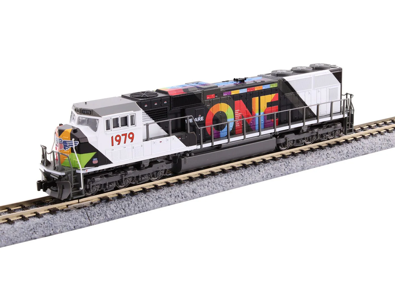 176-1979 EMD SD70M Union Pacific 1979 We Are One
