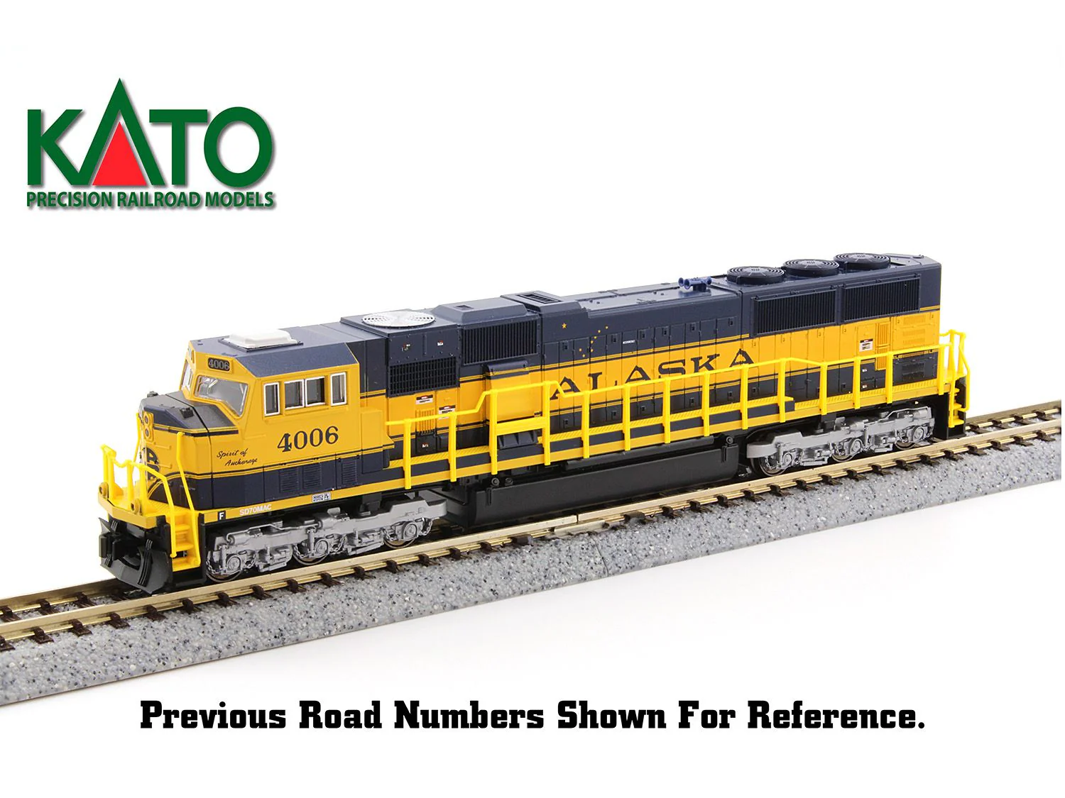 176-6411 EMD SD70MAC Alaska Railroad 4015