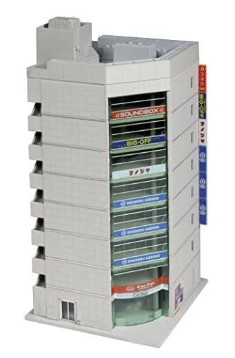 23-436C Diotown High Rise Building Broadcasting Grey (Pre-Built)