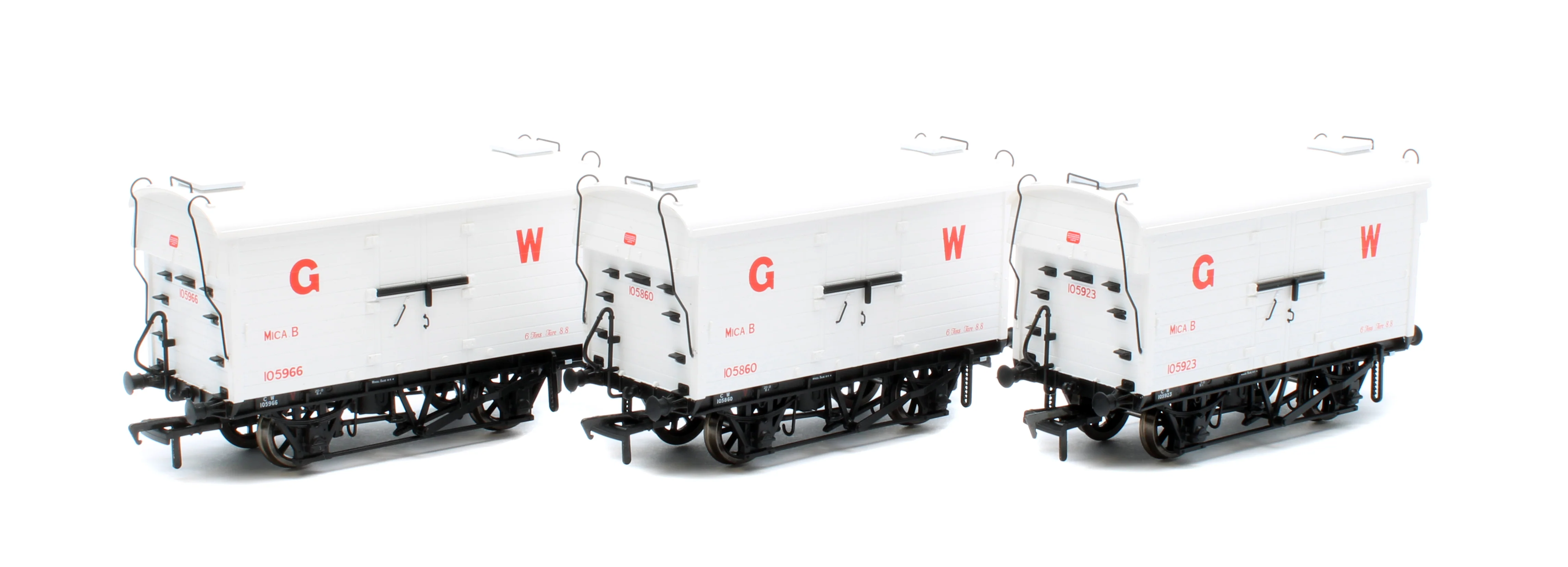 KRM-MICA-OO-B GWR ‘Mica B’ Refrigerated Meat Van - Didcot Preserved Wagons - Pack of 3 - Image 10