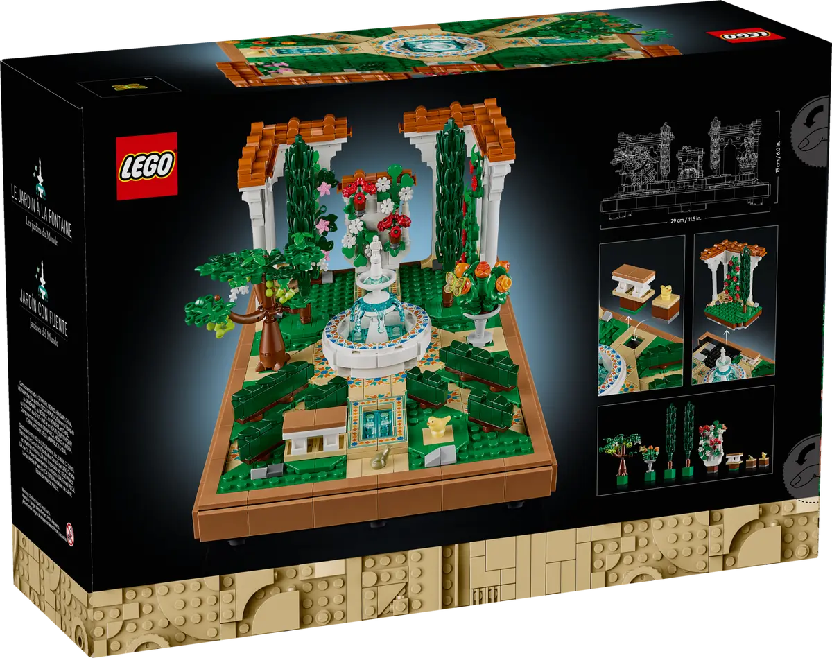 Lego Icons Fountain Garden - 10359 - Image 12