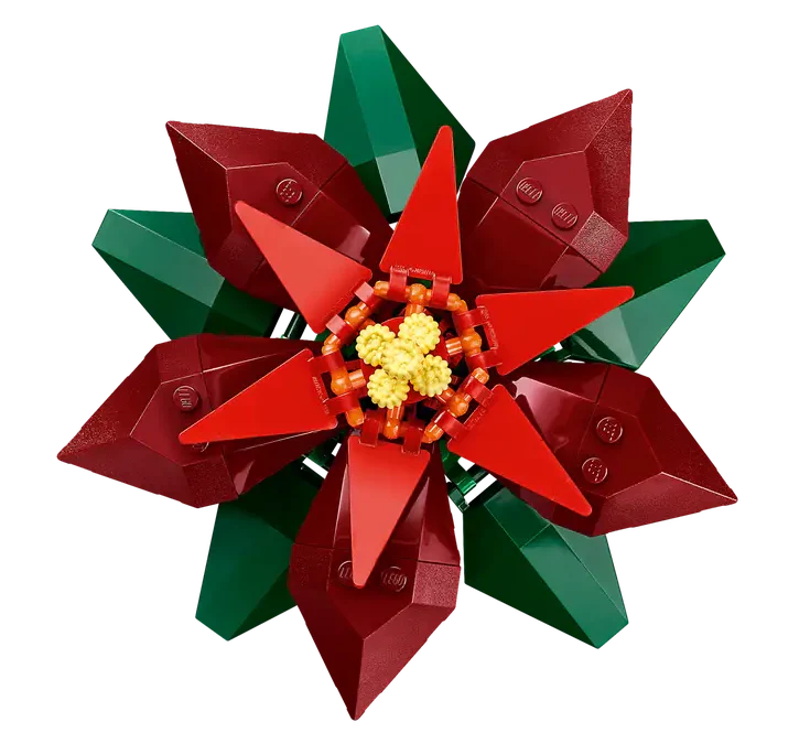 Lego Botanicals Poinsettia - 10370 - Image 4
