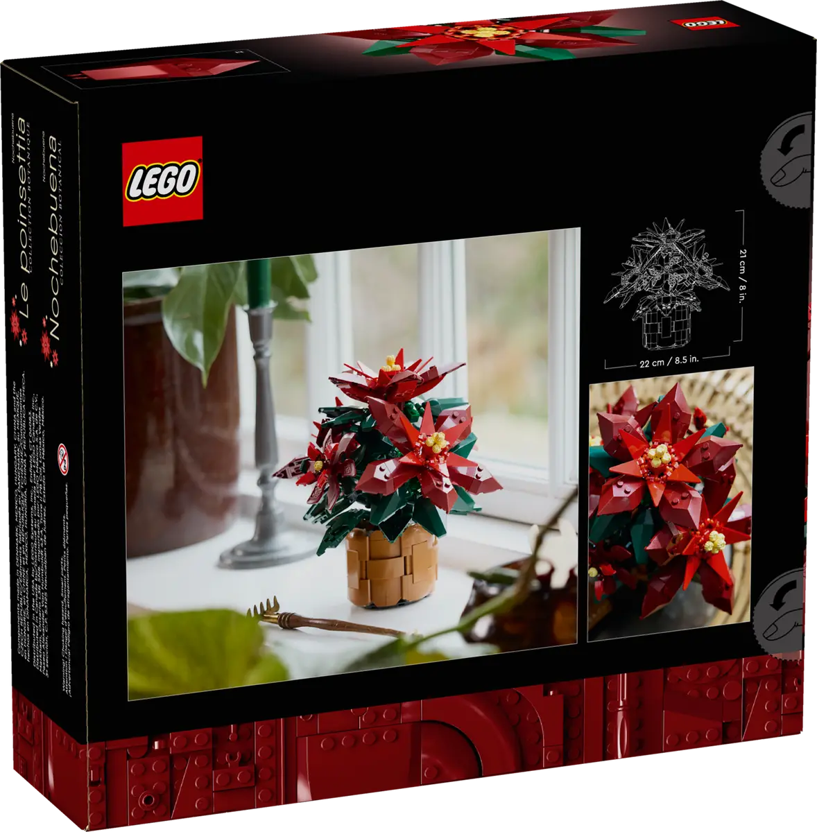 Lego Botanicals Poinsettia - 10370 - Image 9