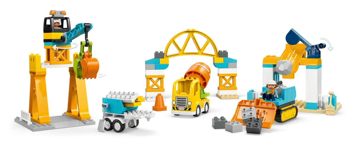 Lego Duplo 3 in 1 Construction Site and Vehicles - 10476 - Image 3