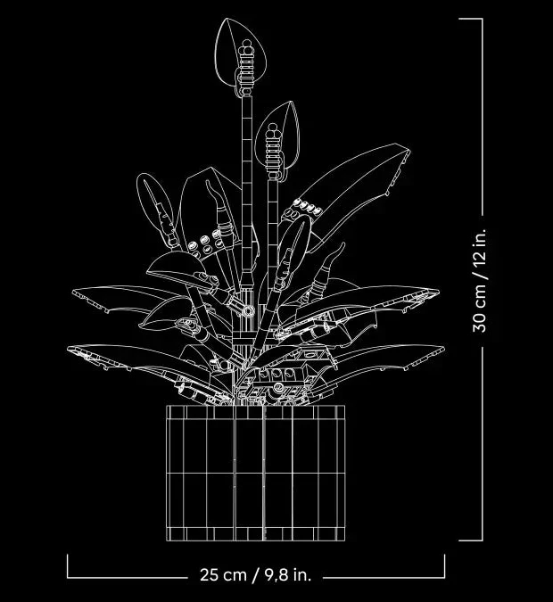 Lego Botanicals Peace Lily - 11504 - Image 8