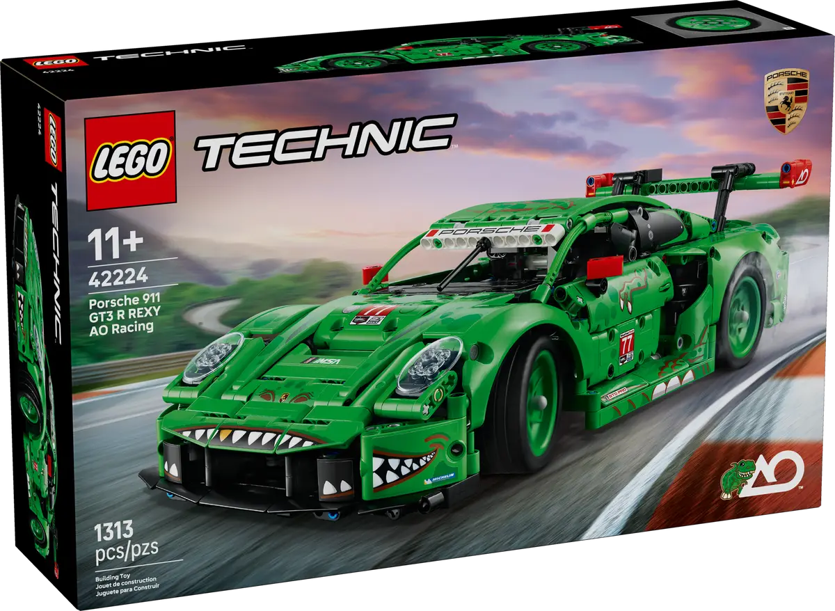 Lego Technic Porsche 911 GT3 R REXY AO Racing Car - 42224 - Image 2