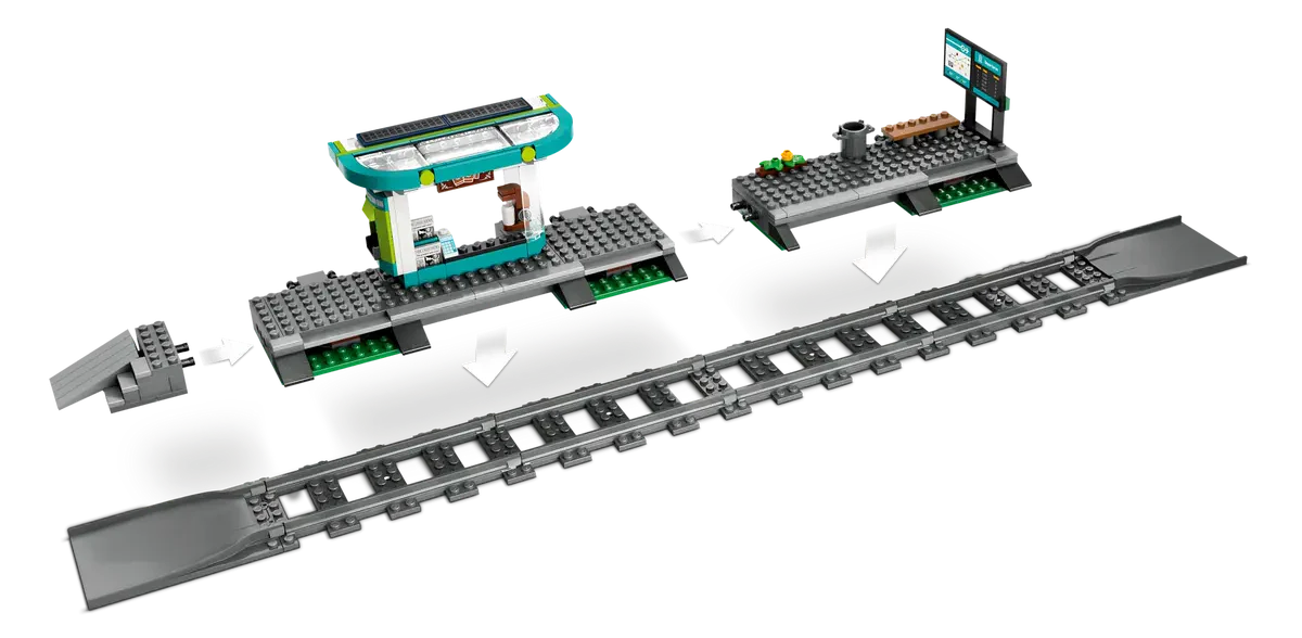 Lego City Downtown Streetcar and Station - 60423 - Image 4