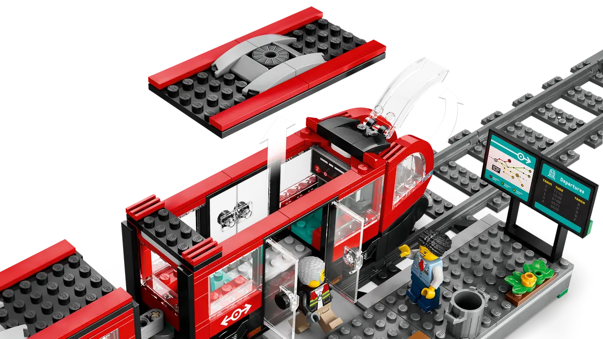 Lego City Downtown Streetcar and Station - 60423 - Image 5